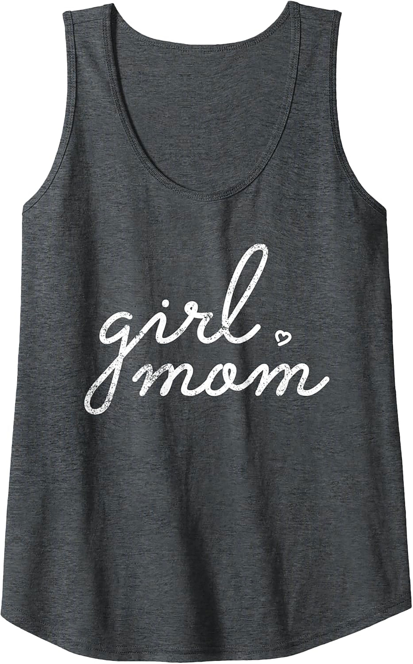 Girl Mom Tank Top Cute Motherhood Sleeveless Shirt