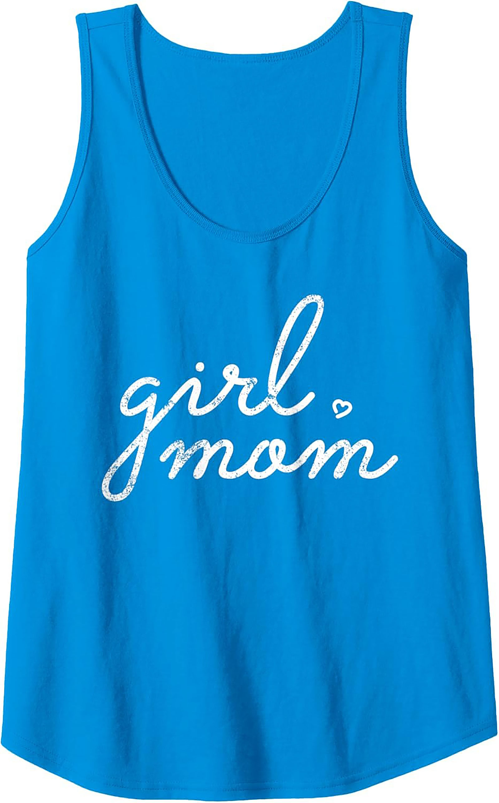 Girl Mom Tank Top Cute Motherhood Sleeveless Shirt