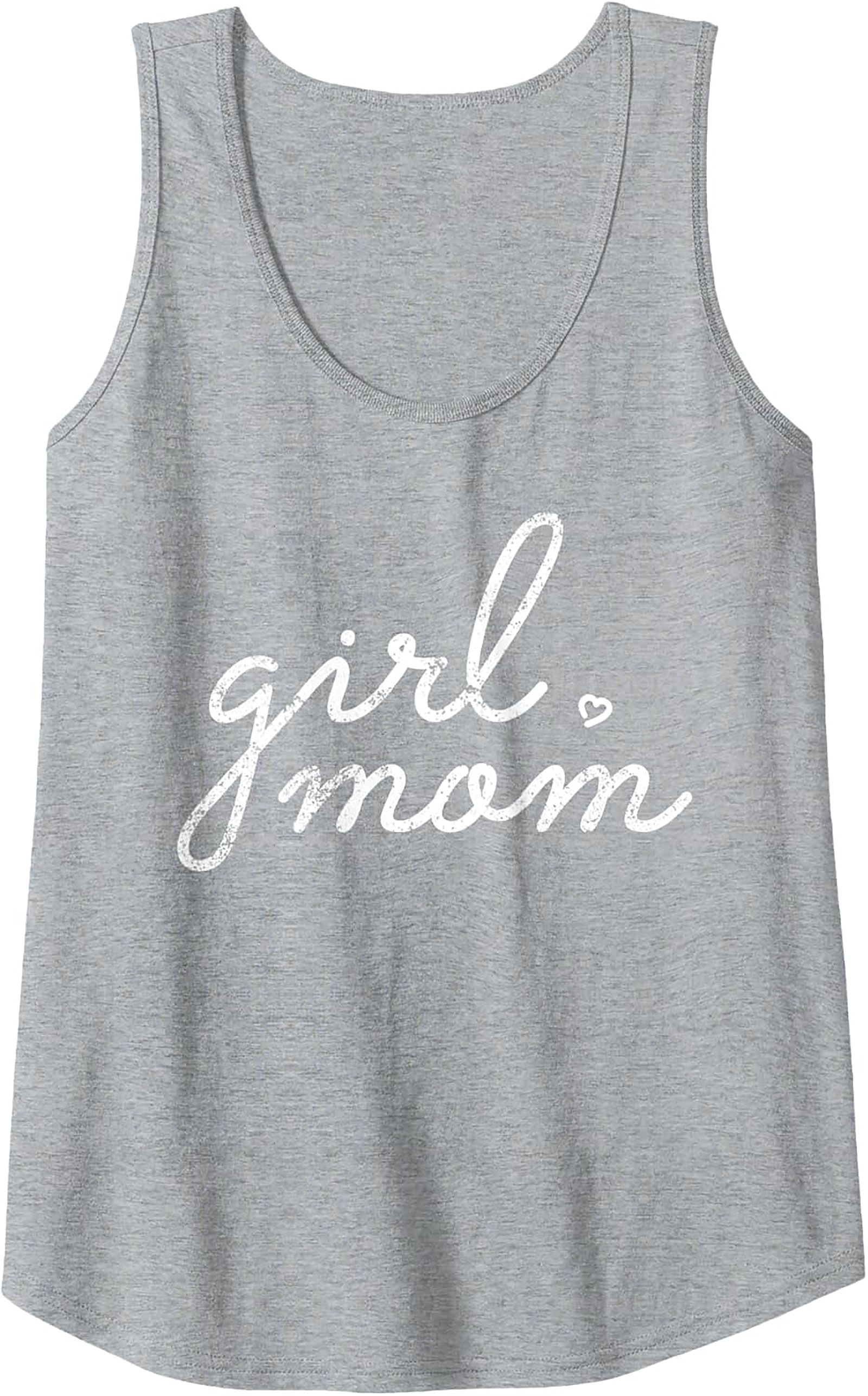 Girl Mom Tank Top Cute Motherhood Sleeveless Shirt