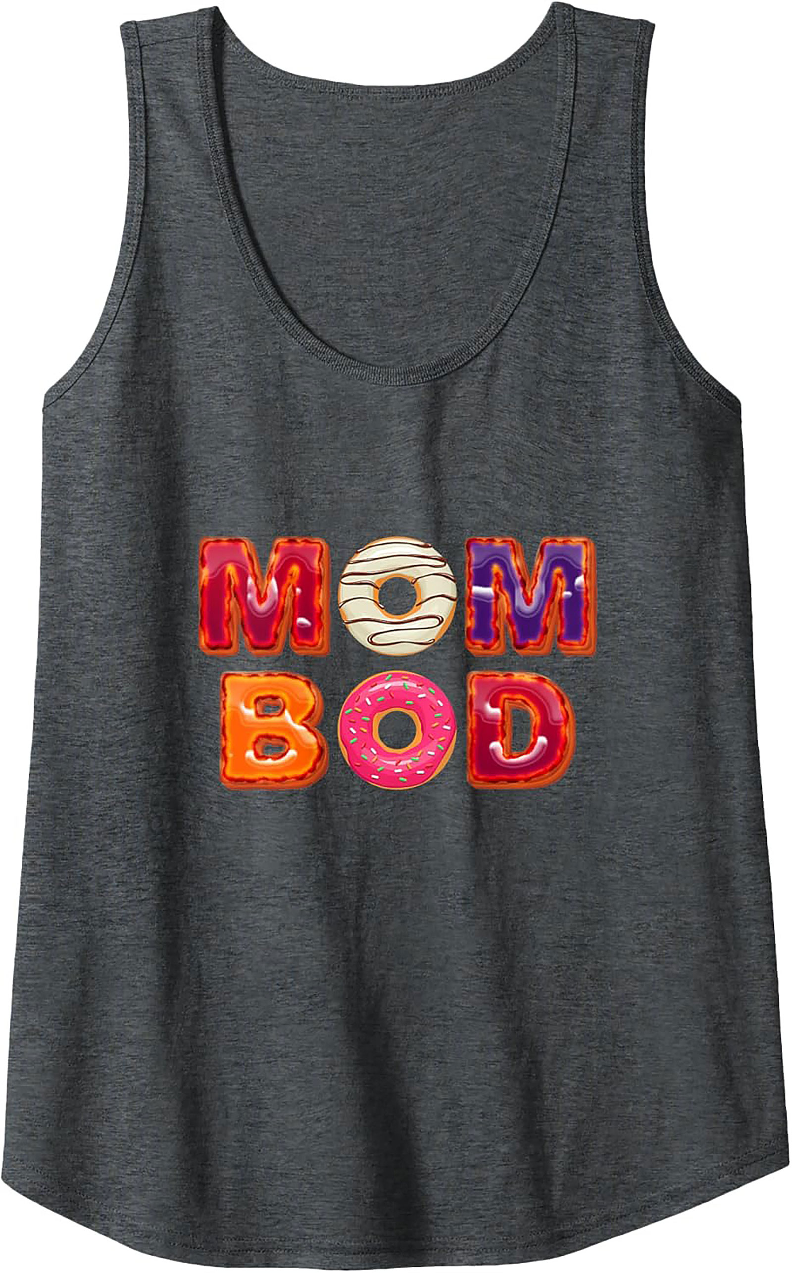 Funny Mom Bod Donut Tank Top Best Summer Wear Gift