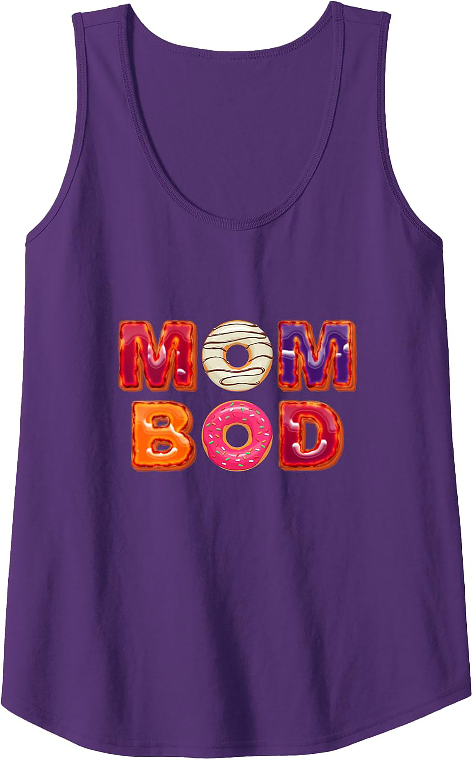 Funny Mom Bod Donut Tank Top Best Summer Wear Gift