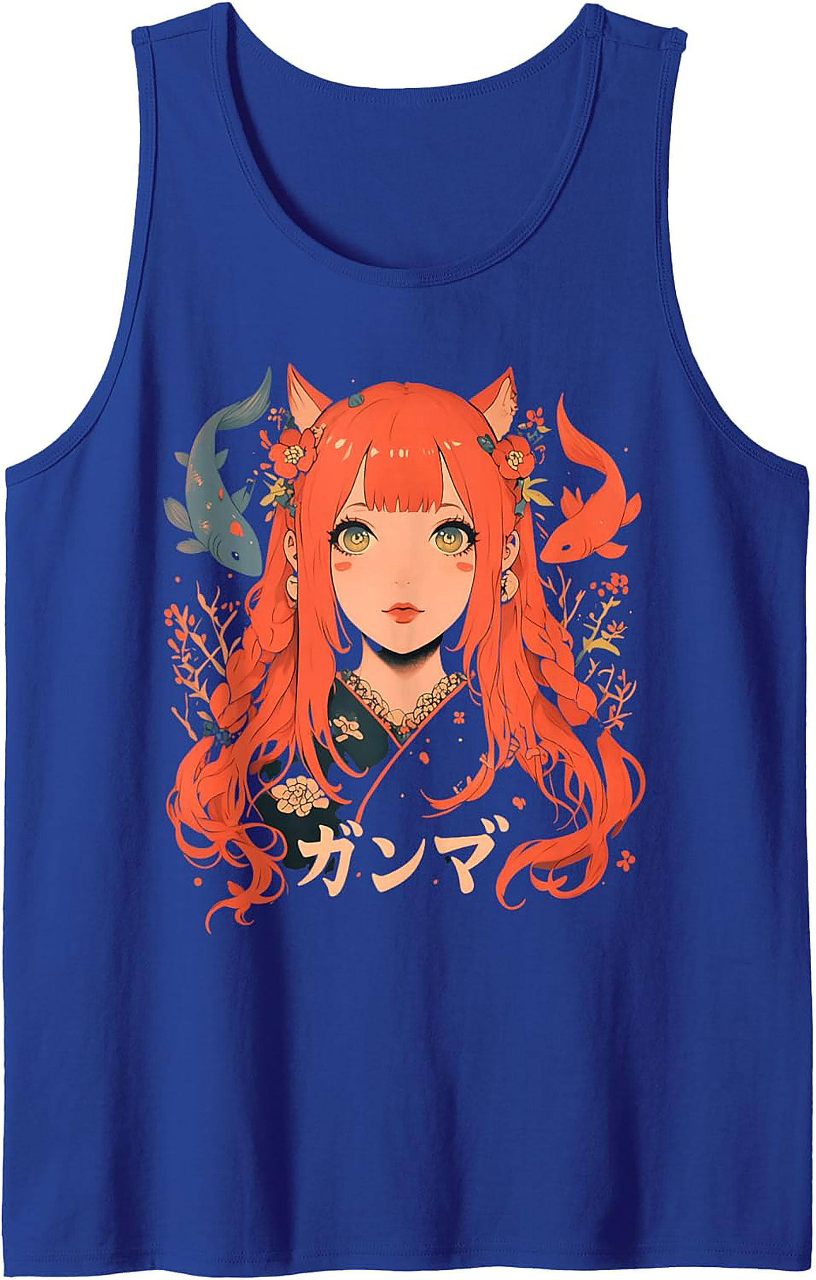 Koi Princess Graphic Tank | Anime Sleeveless Shirt