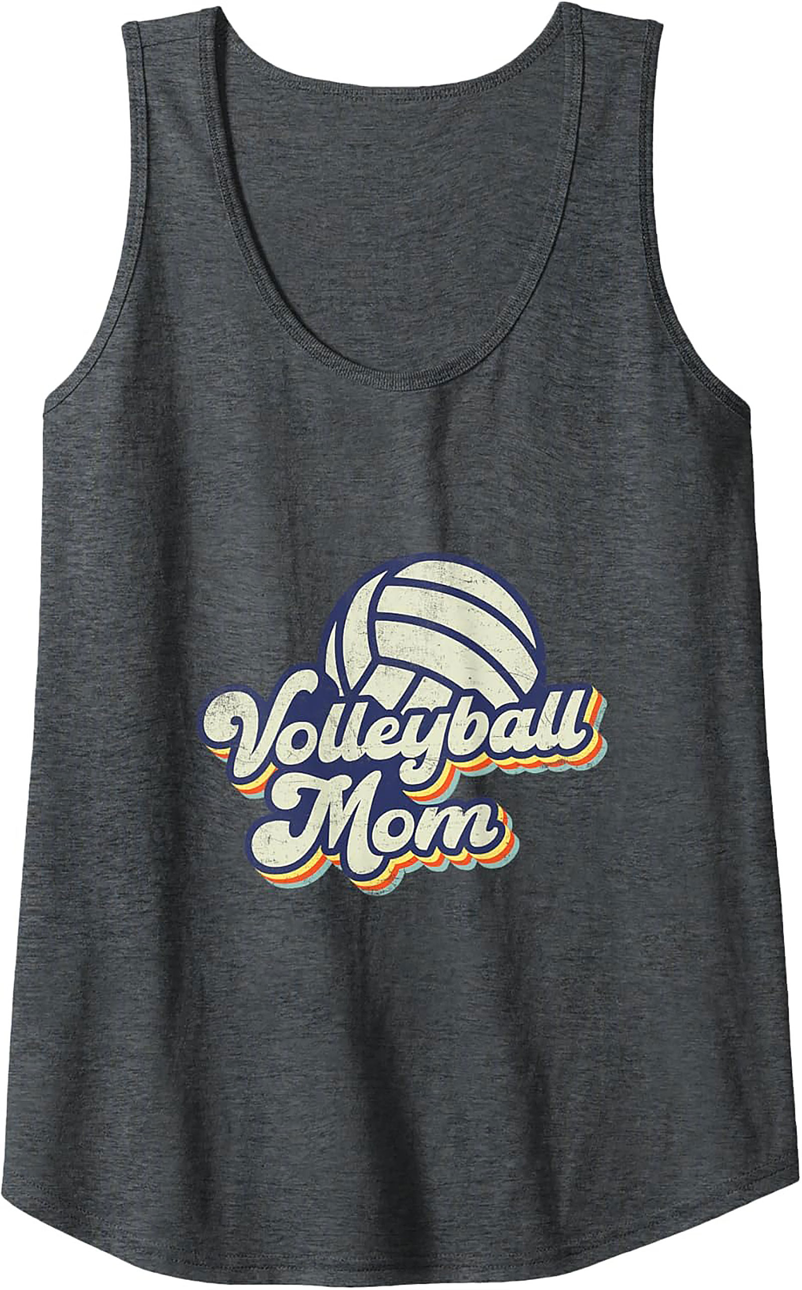 Volleyball Mom Tank Top Retro Sleeveless Shirt Gift Idea