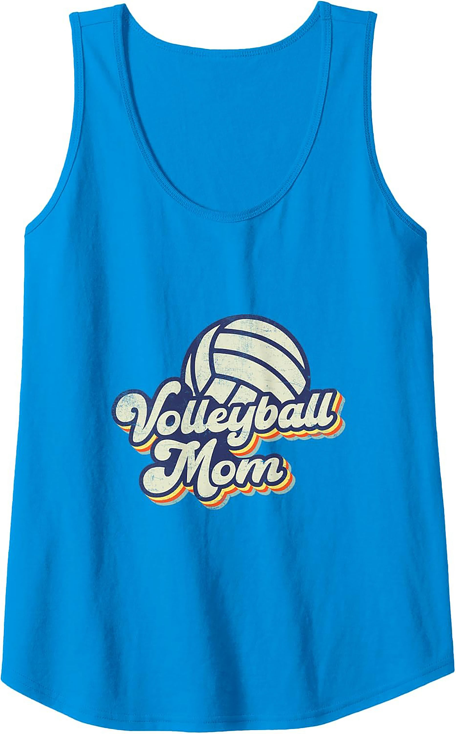 Volleyball Mom Tank Top Retro Sleeveless Shirt Gift Idea