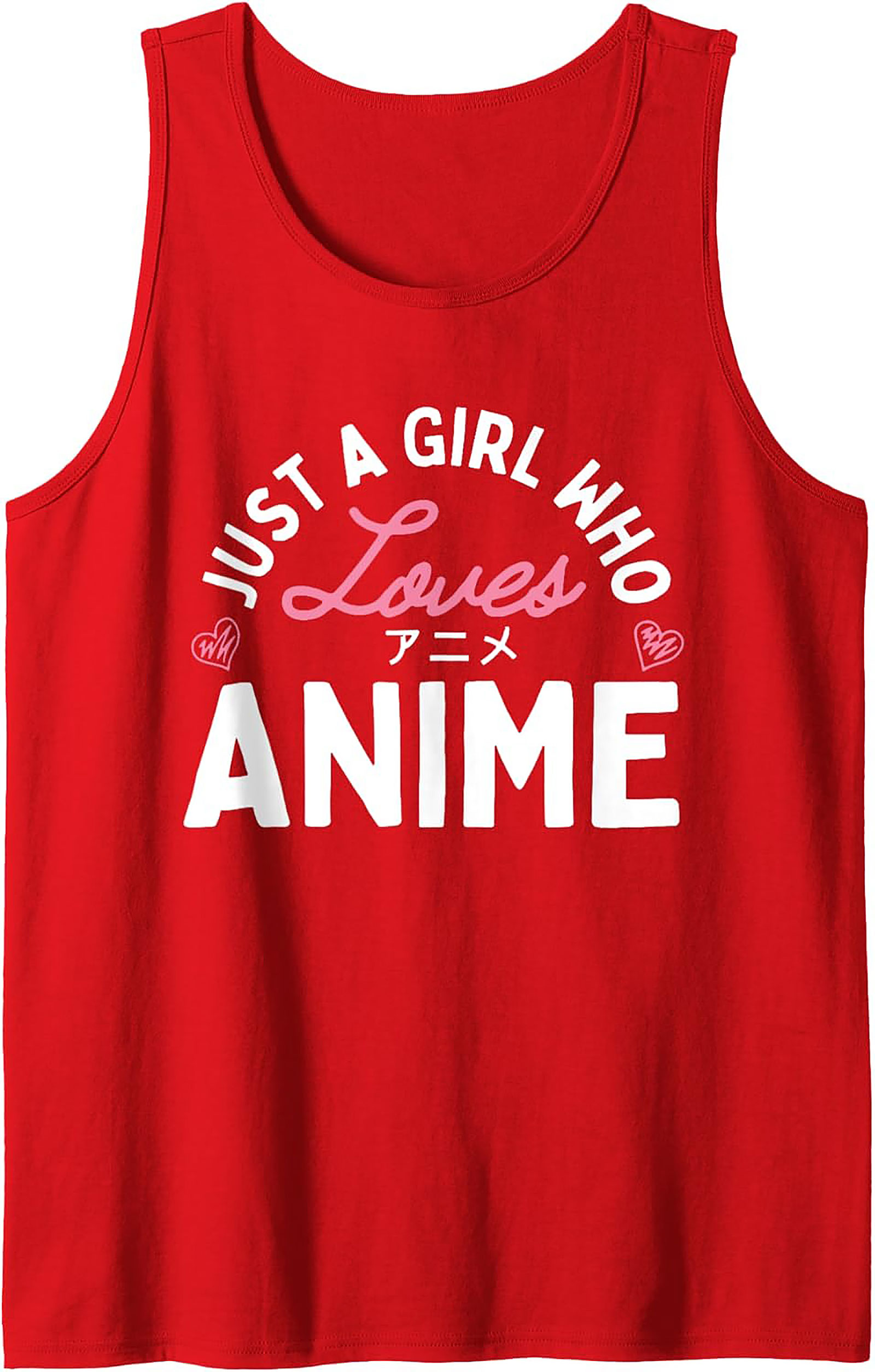 Just A Girl Who Loves Anime Tank Top