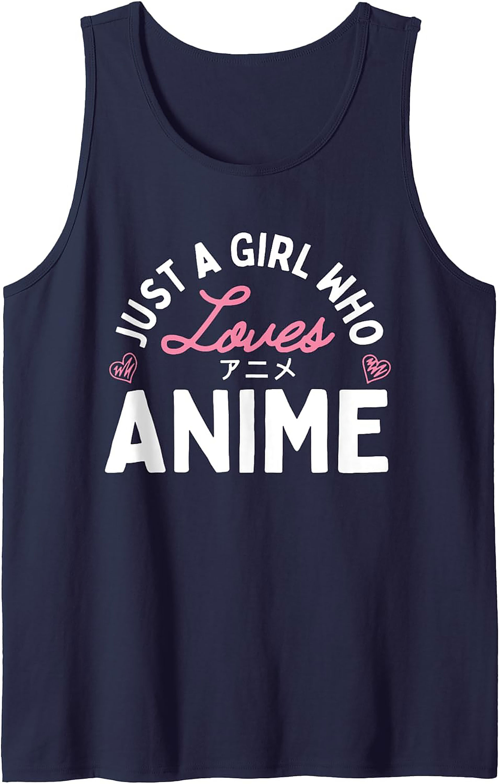 Just A Girl Who Loves Anime Tank Top
