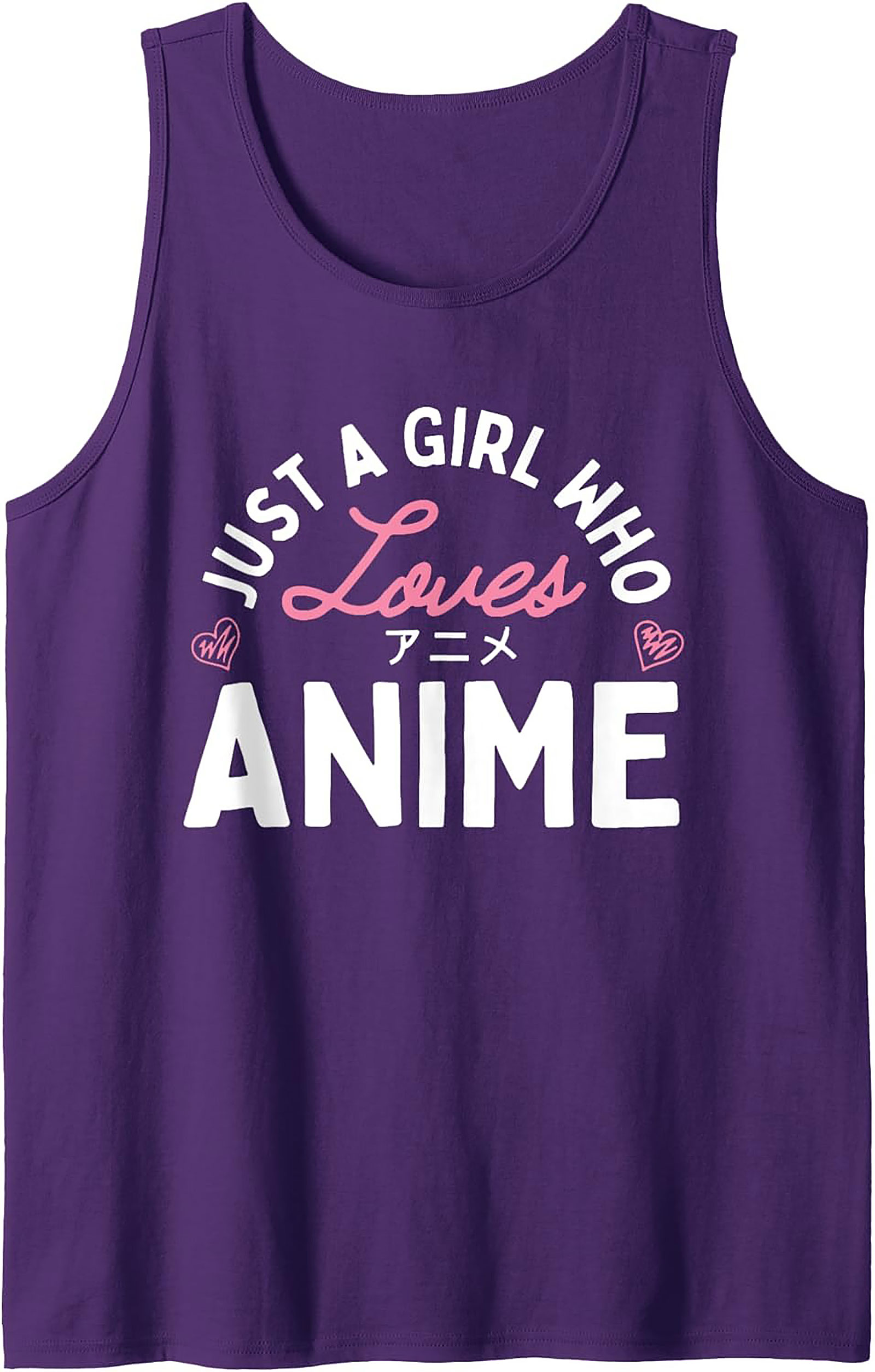 Just A Girl Who Loves Anime Tank Top