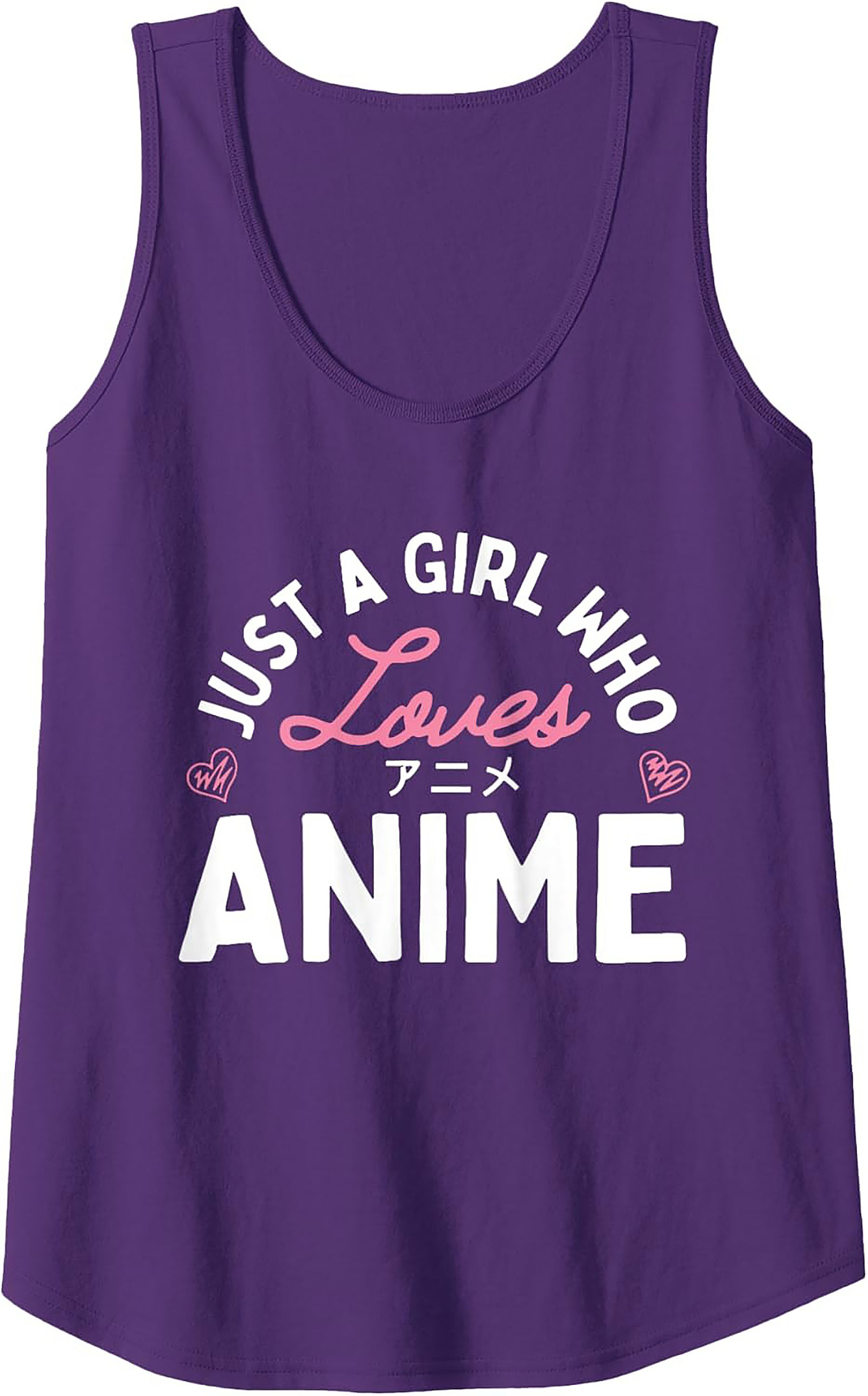 Just A Girl Who Loves Anime Tank Top