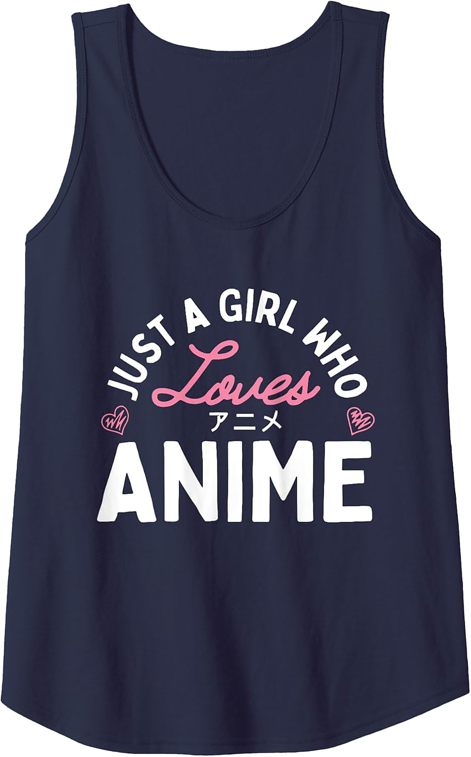 Just A Girl Who Loves Anime Tank Top