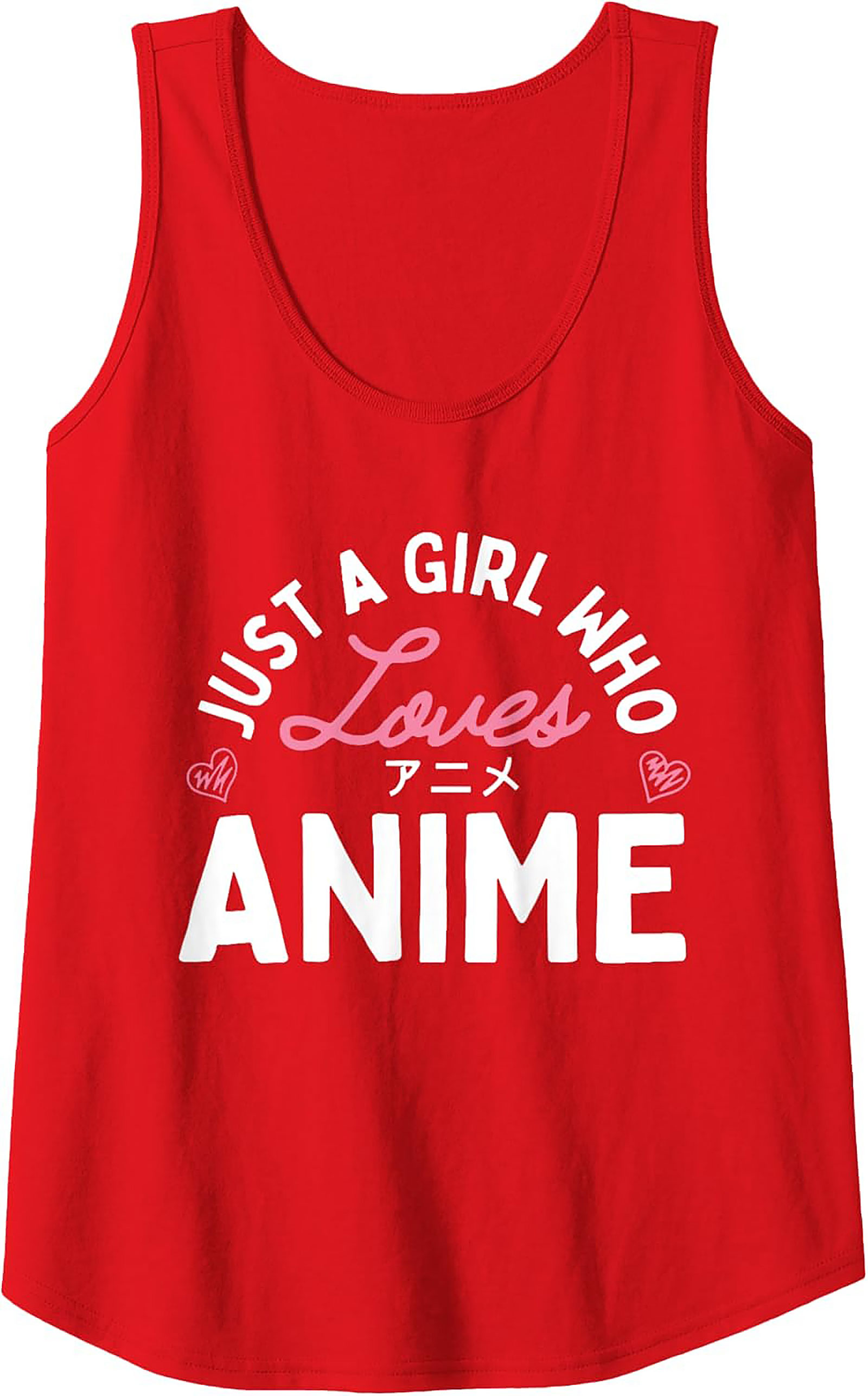 Just A Girl Who Loves Anime Tank Top