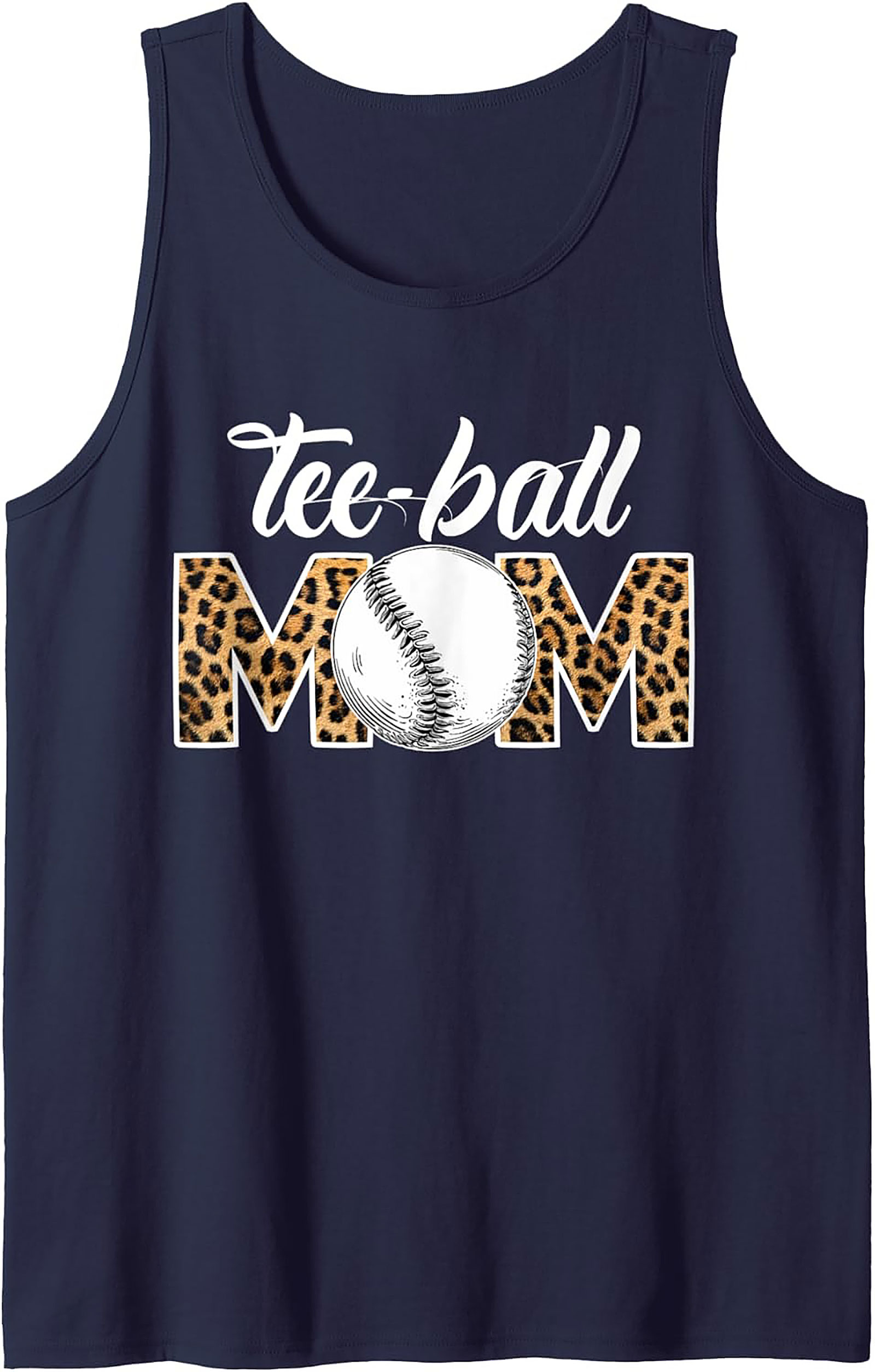 Tee-ball Mom Graphic Tank Baseball Sleeveless Shirt