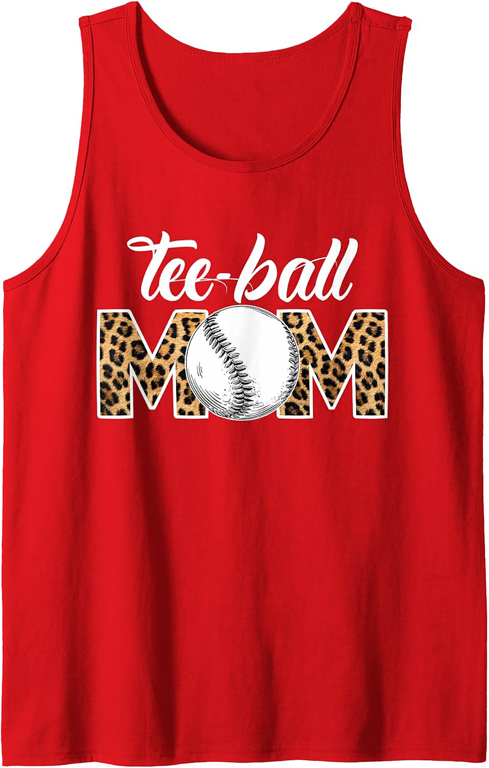 Tee-ball Mom Graphic Tank Baseball Sleeveless Shirt