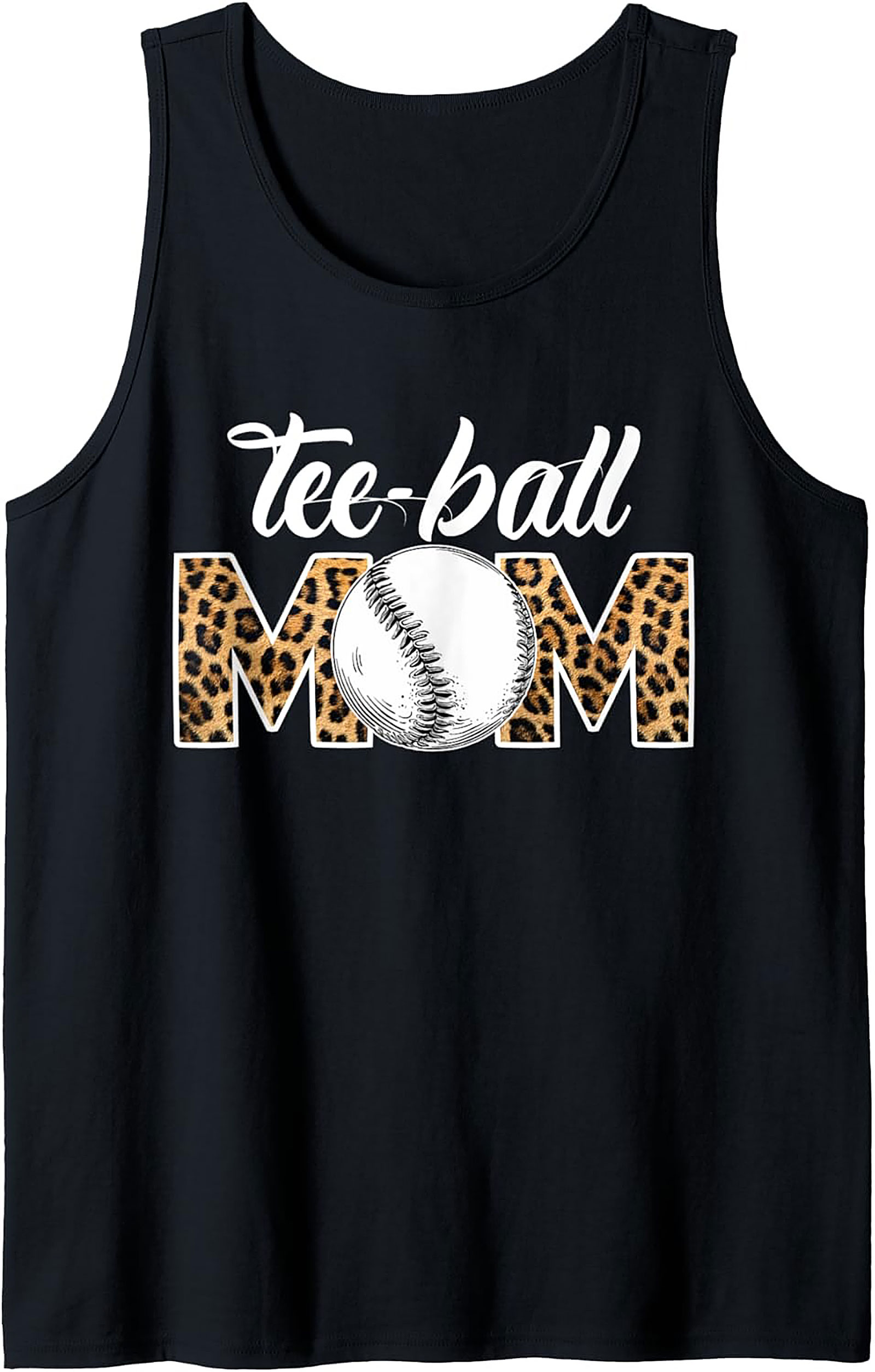 Tee-ball Mom Graphic Tank Baseball Sleeveless Shirt