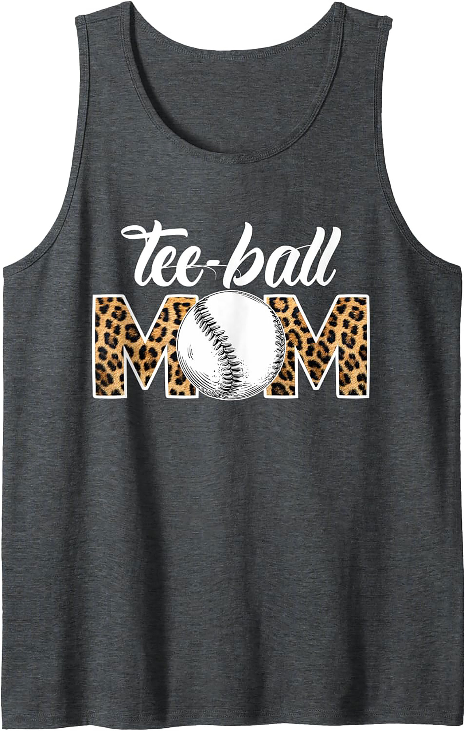 Tee-ball Mom Graphic Tank Baseball Sleeveless Shirt