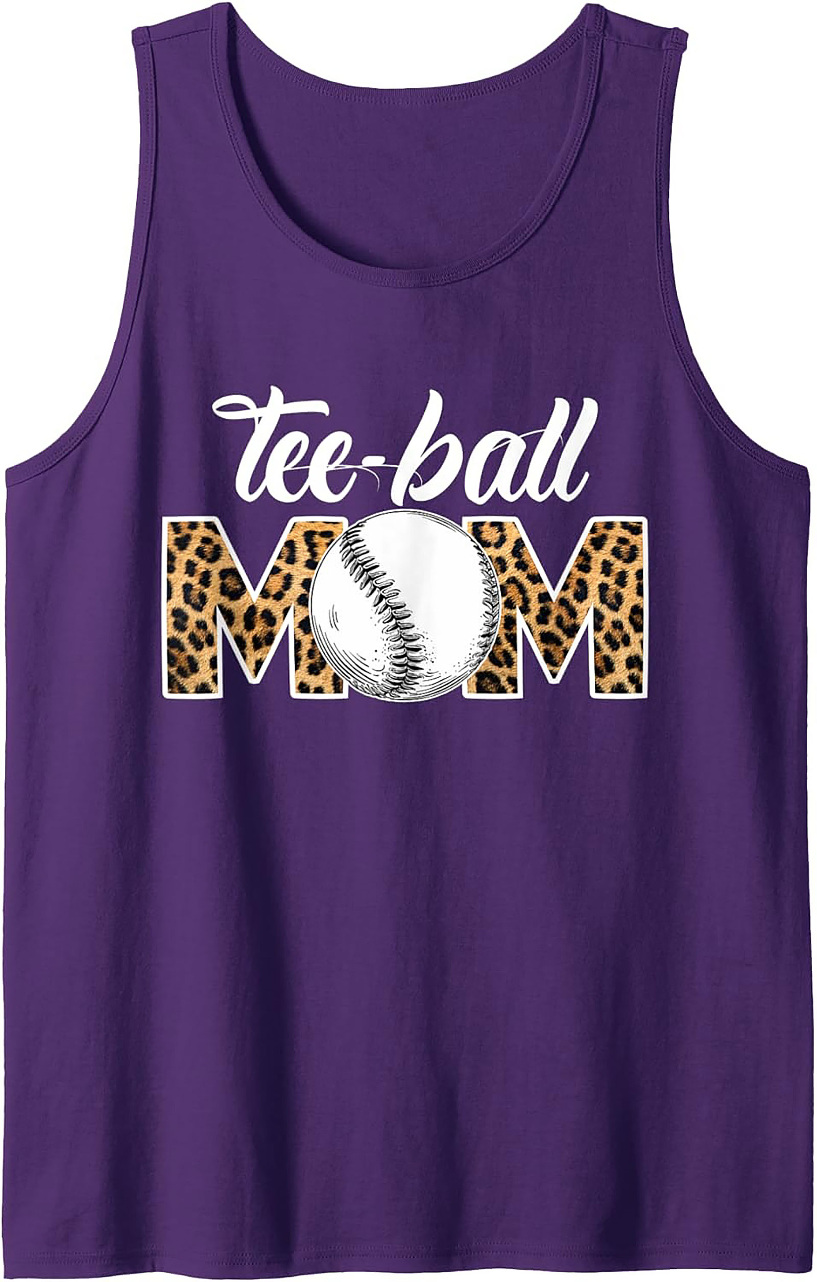 Tee-ball Mom Graphic Tank Baseball Sleeveless Shirt
