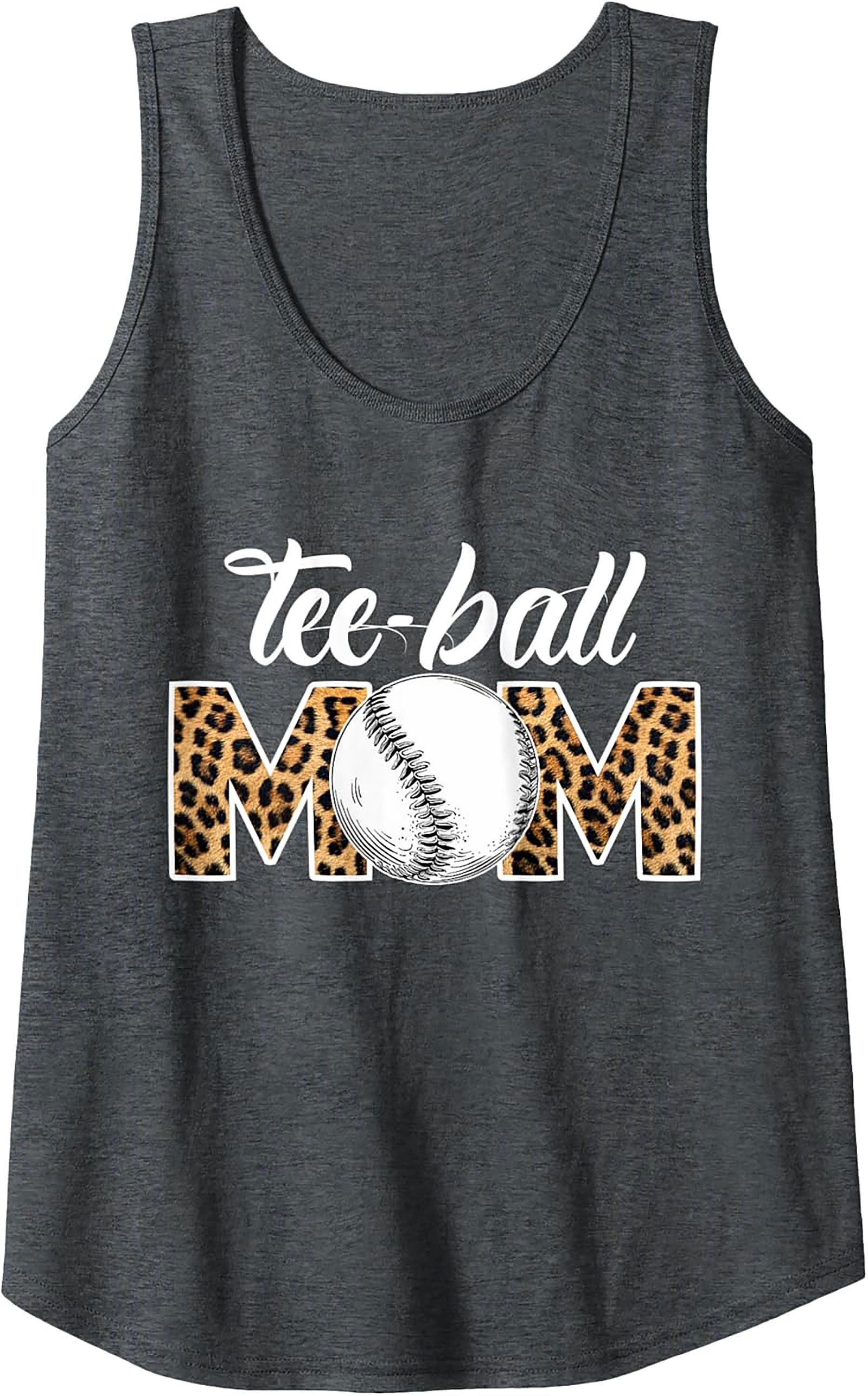 Tee-ball Mom Graphic Tank Baseball Sleeveless Shirt