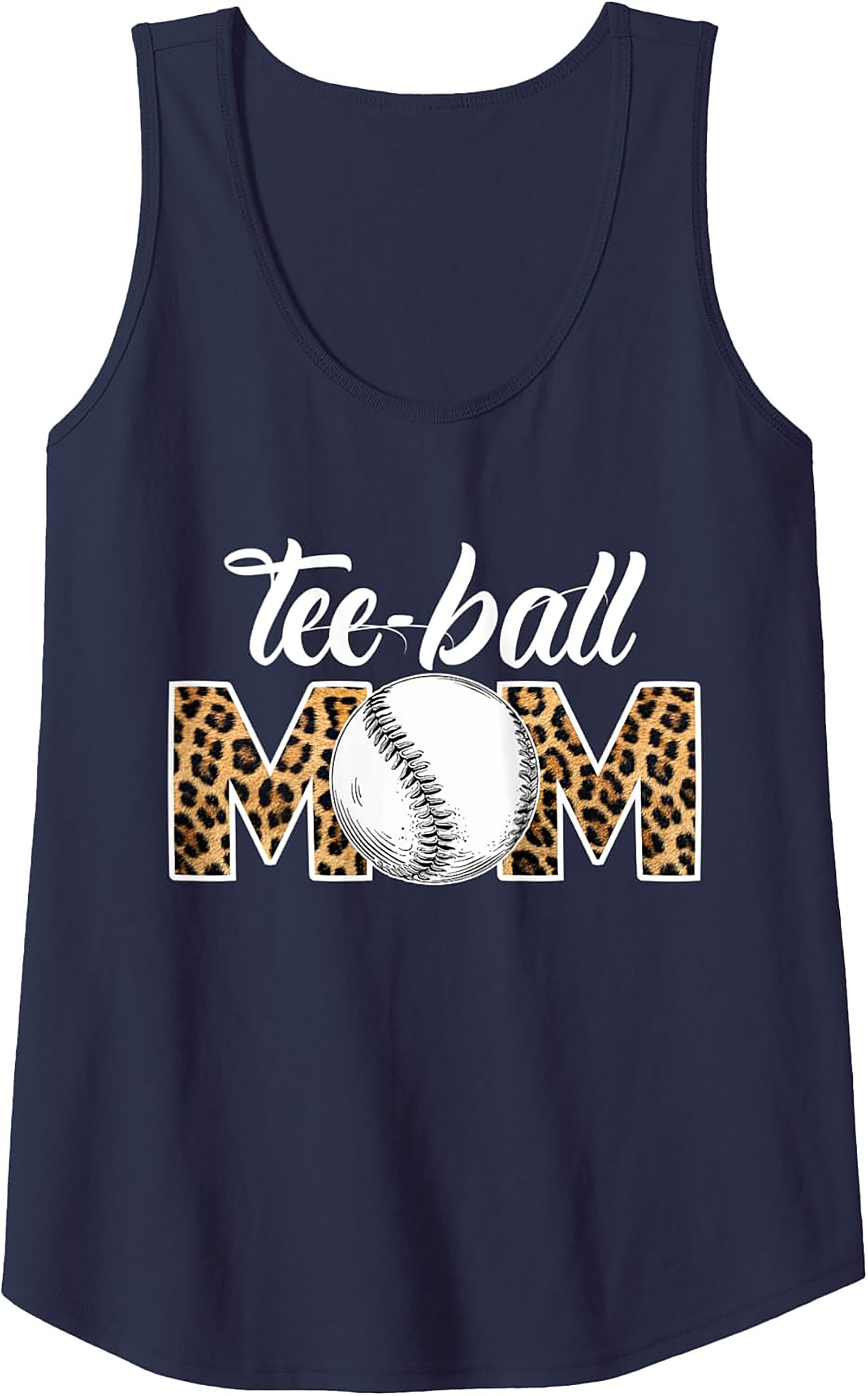Tee-ball Mom Graphic Tank Baseball Sleeveless Shirt