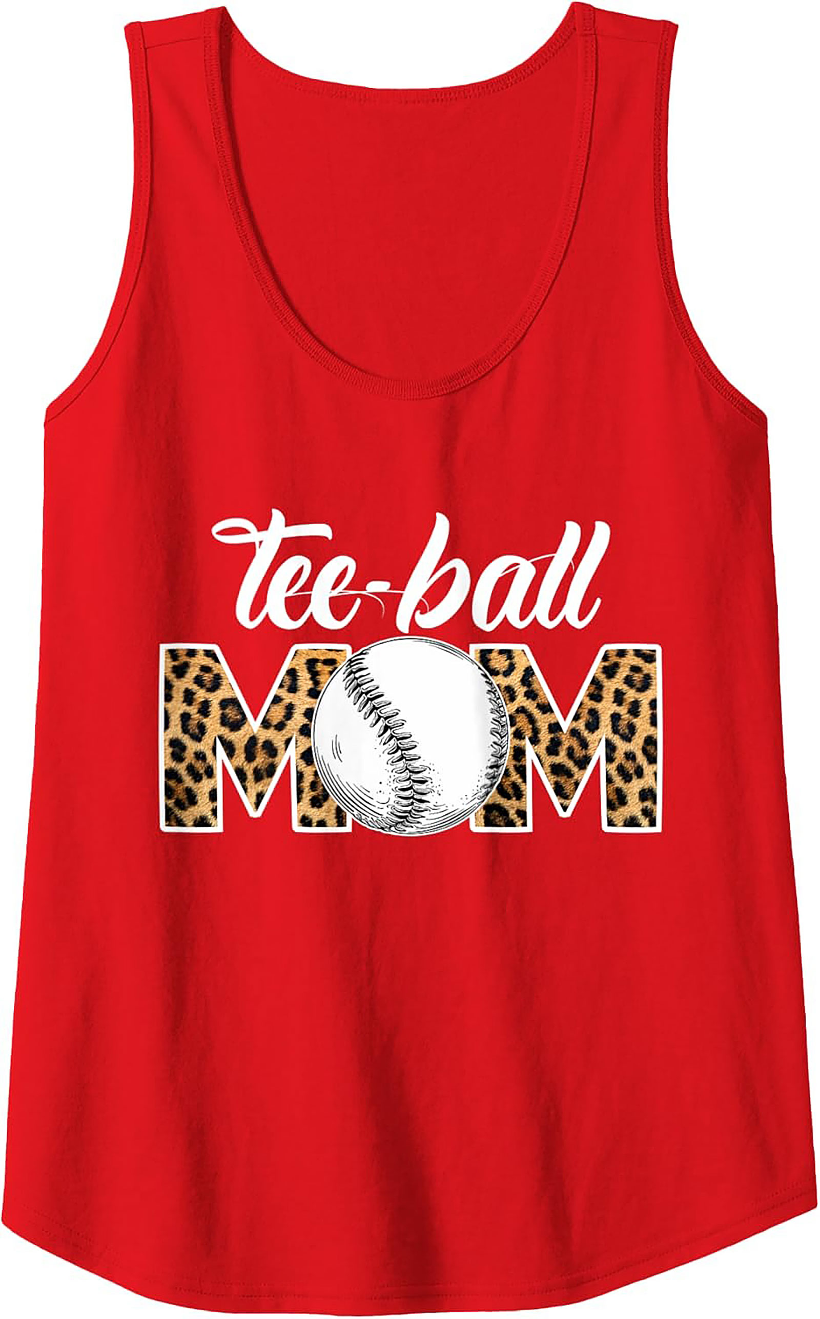 Tee-ball Mom Graphic Tank Baseball Sleeveless Shirt