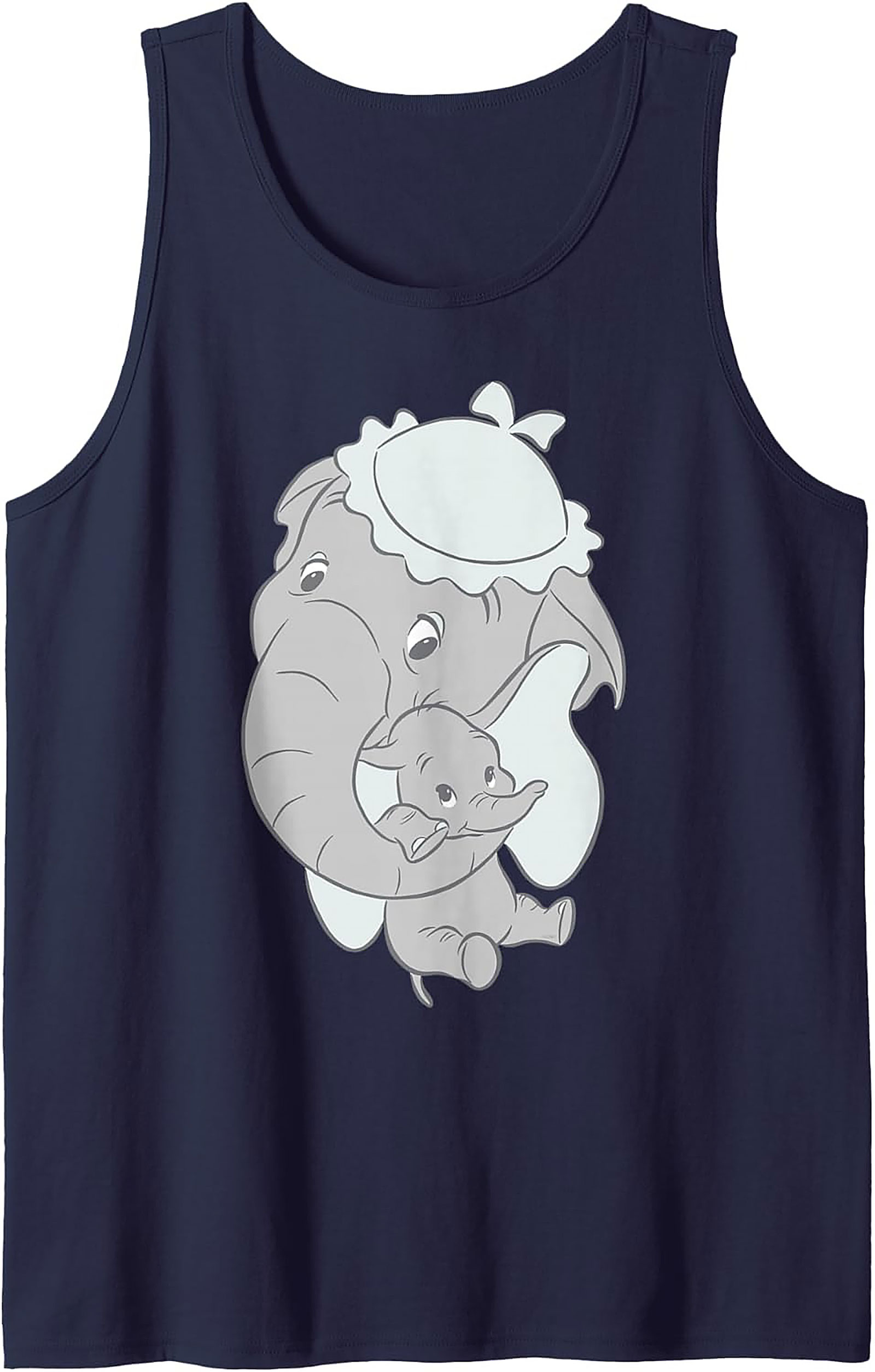 Mother & Baby Elephant Graphic Tank Top