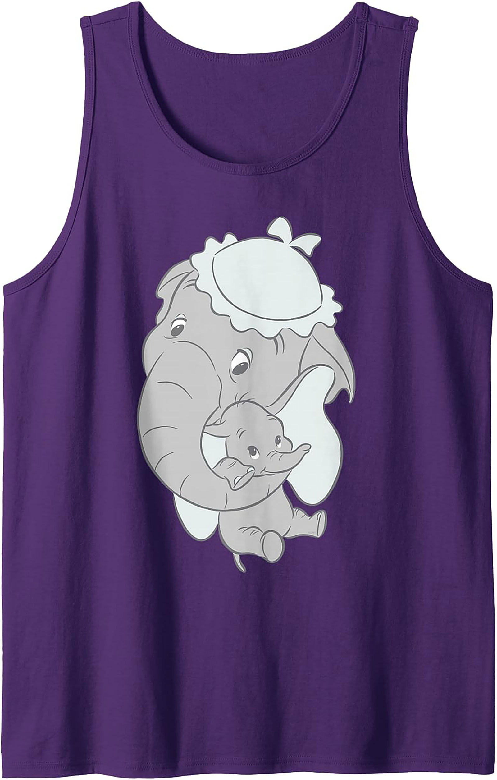Mother & Baby Elephant Graphic Tank Top