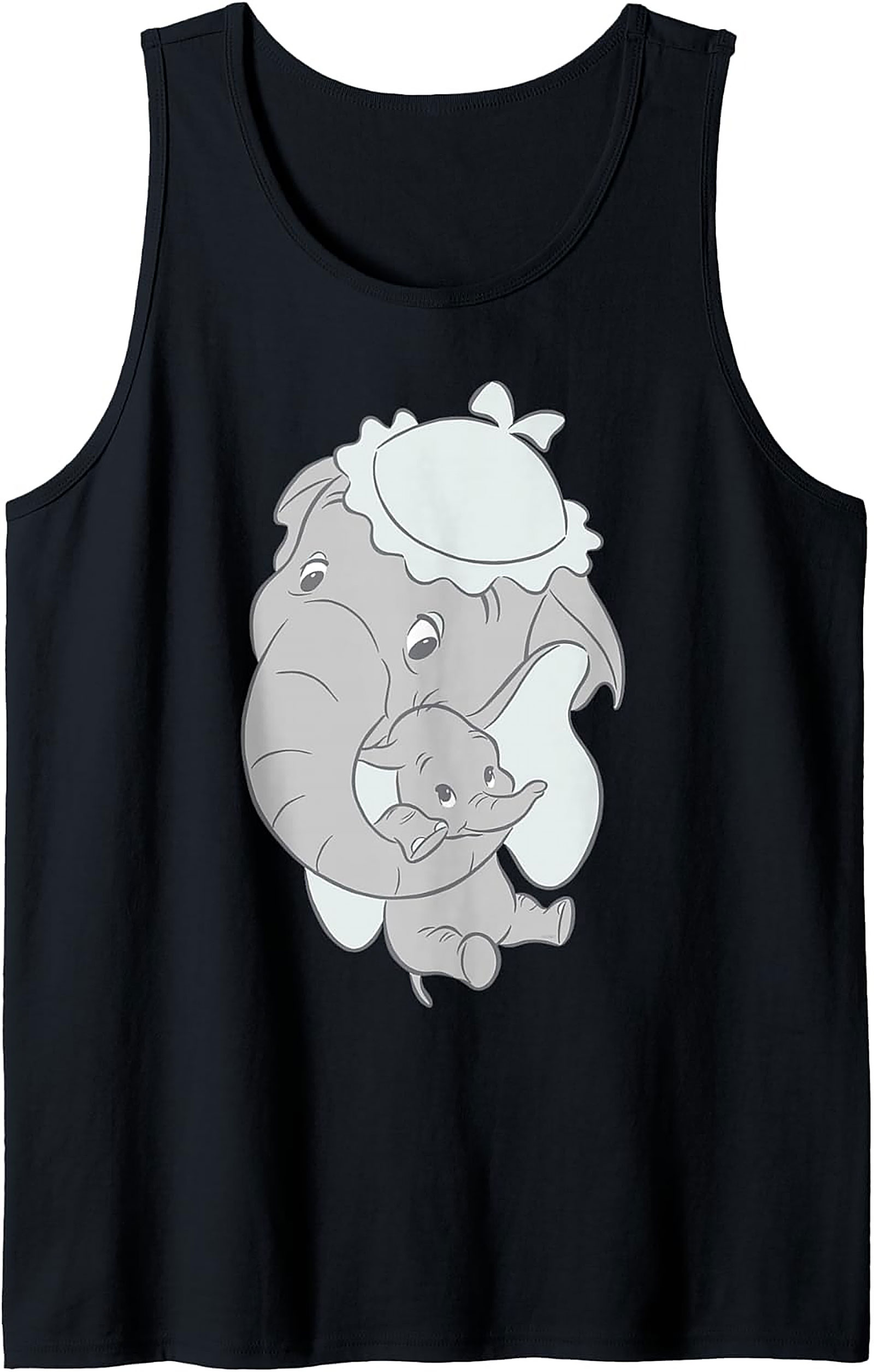 Mother & Baby Elephant Graphic Tank Top