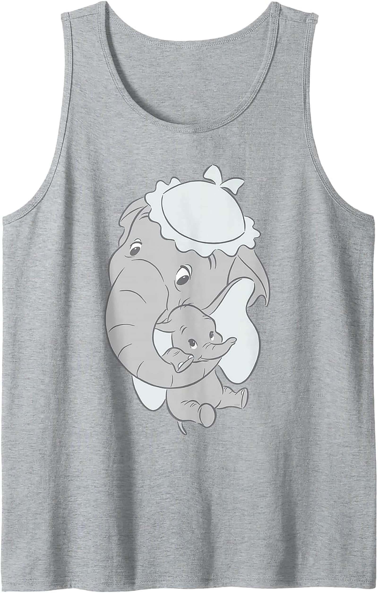 Mother & Baby Elephant Graphic Tank Top