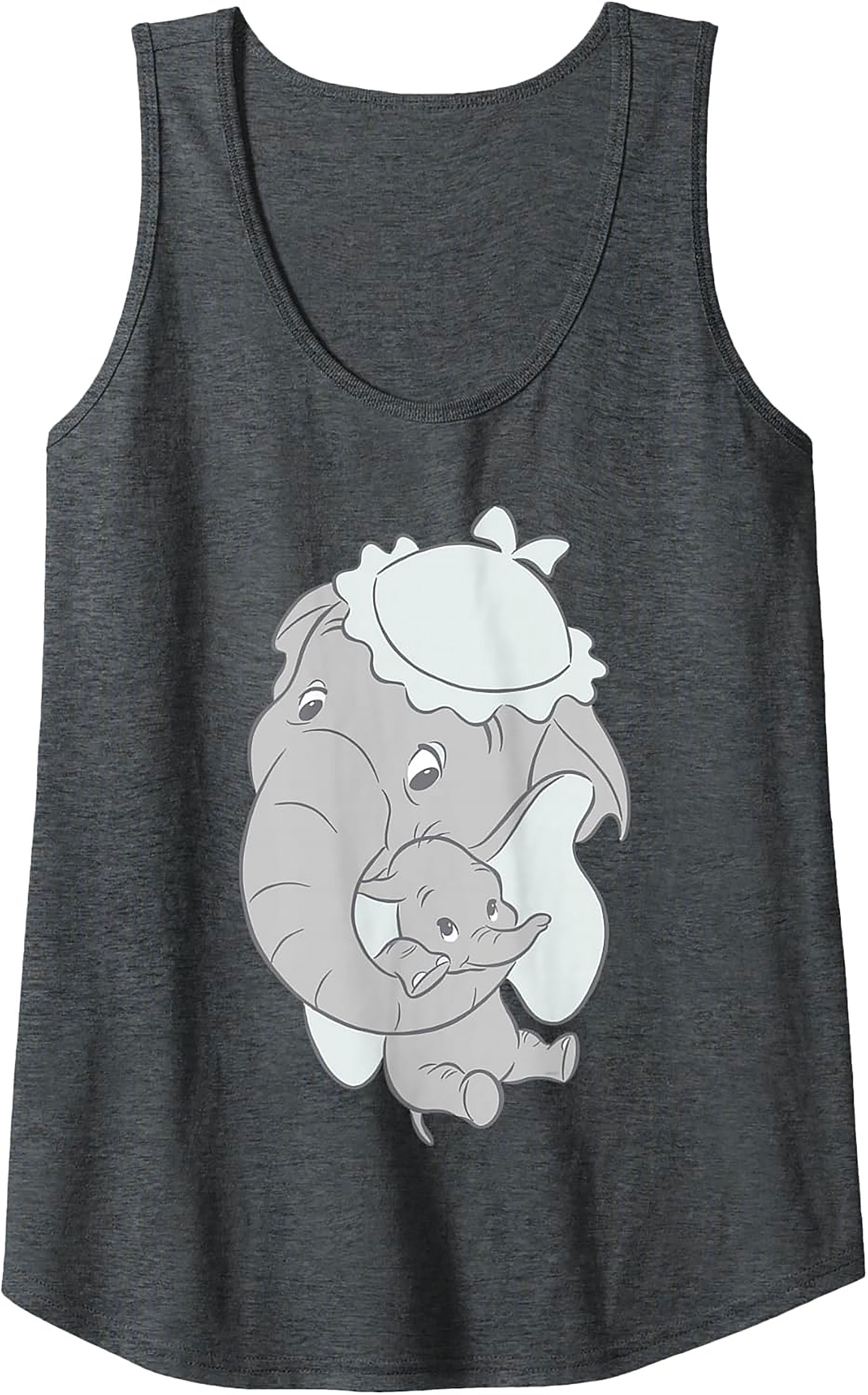 Mother & Baby Elephant Graphic Tank Top