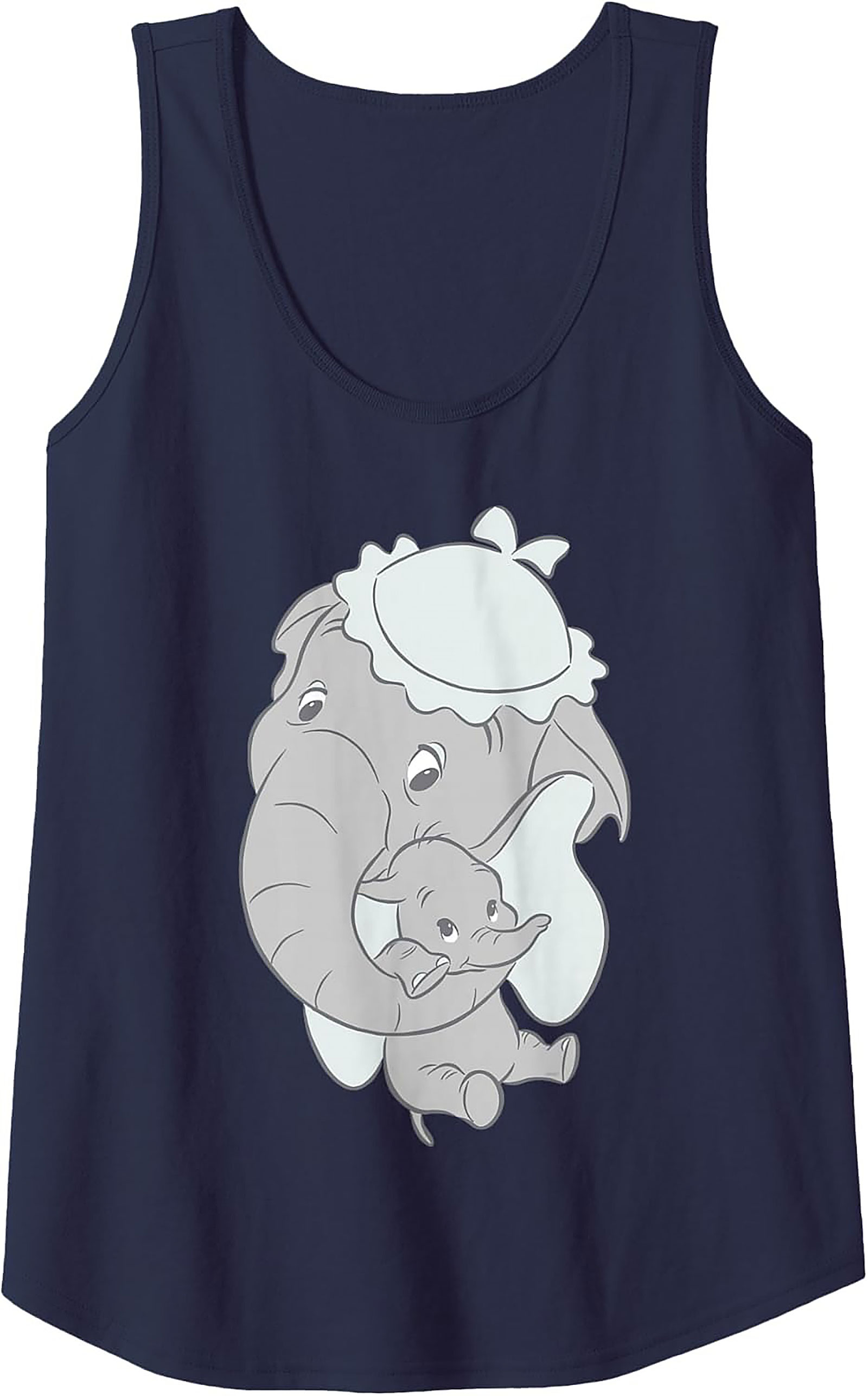 Mother & Baby Elephant Graphic Tank Top