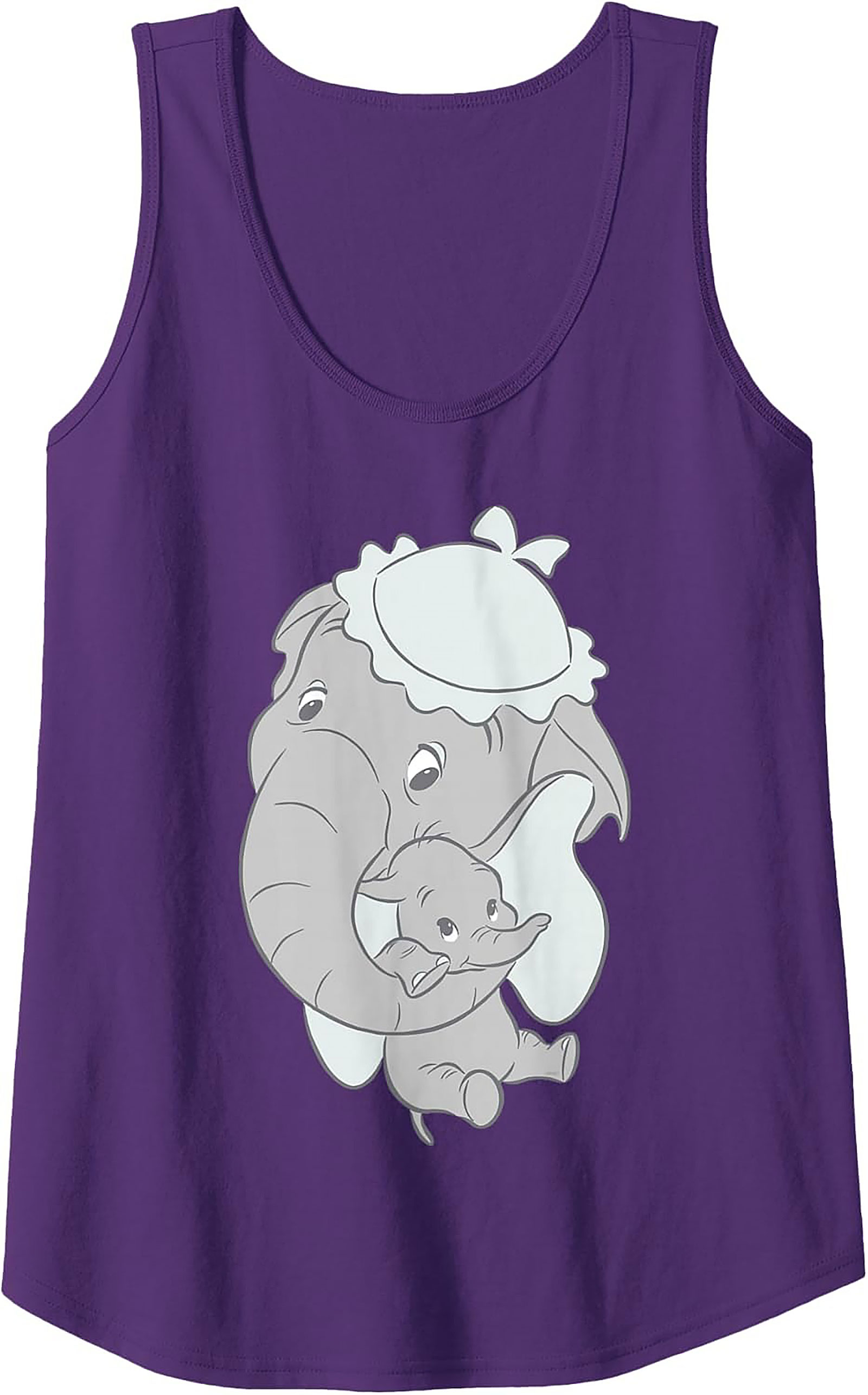 Mother & Baby Elephant Graphic Tank Top