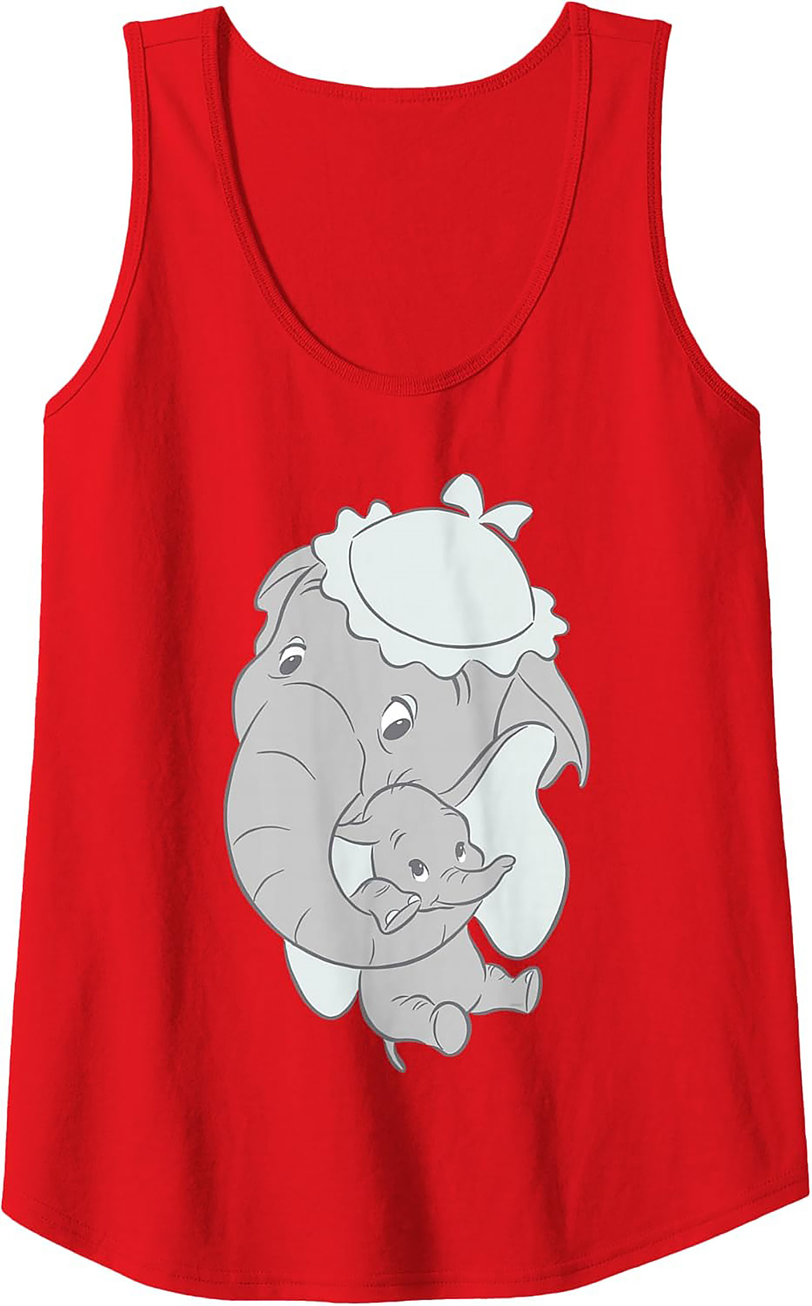Mother & Baby Elephant Graphic Tank Top