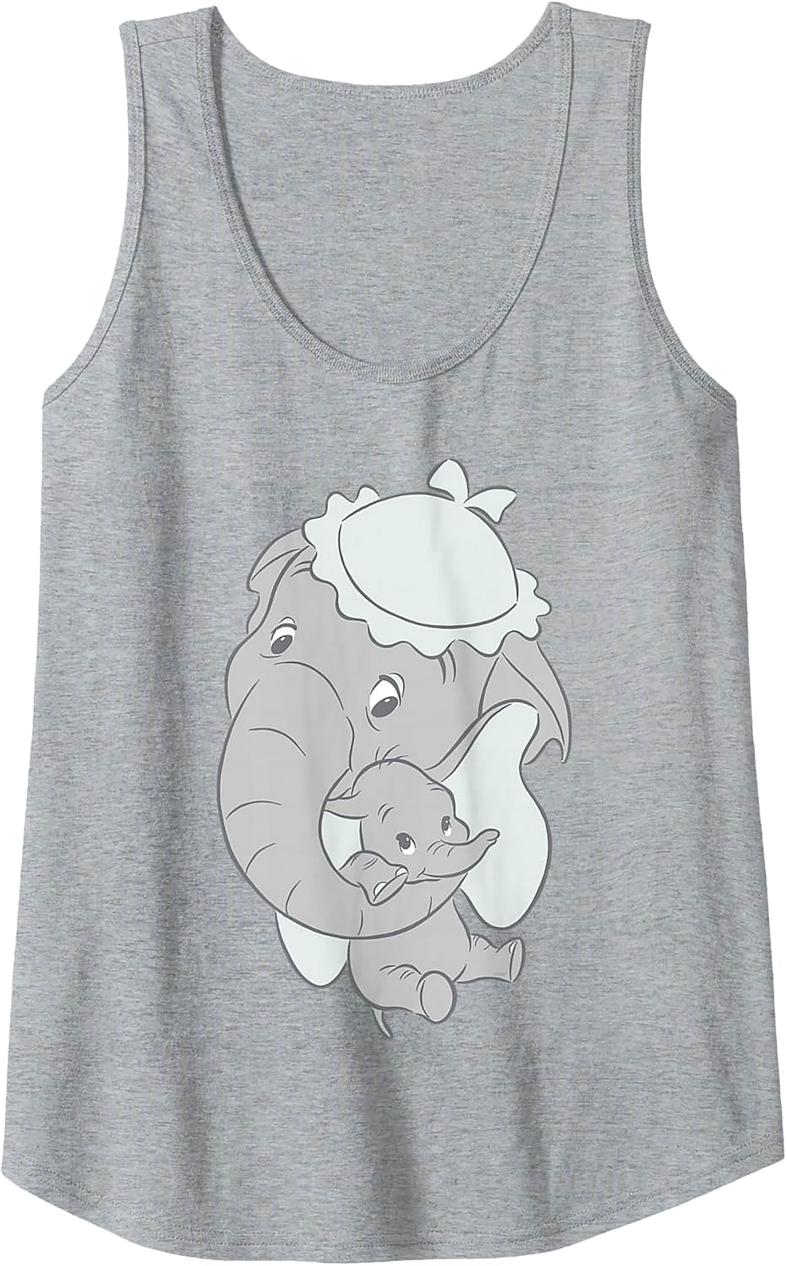 Mother & Baby Elephant Graphic Tank Top