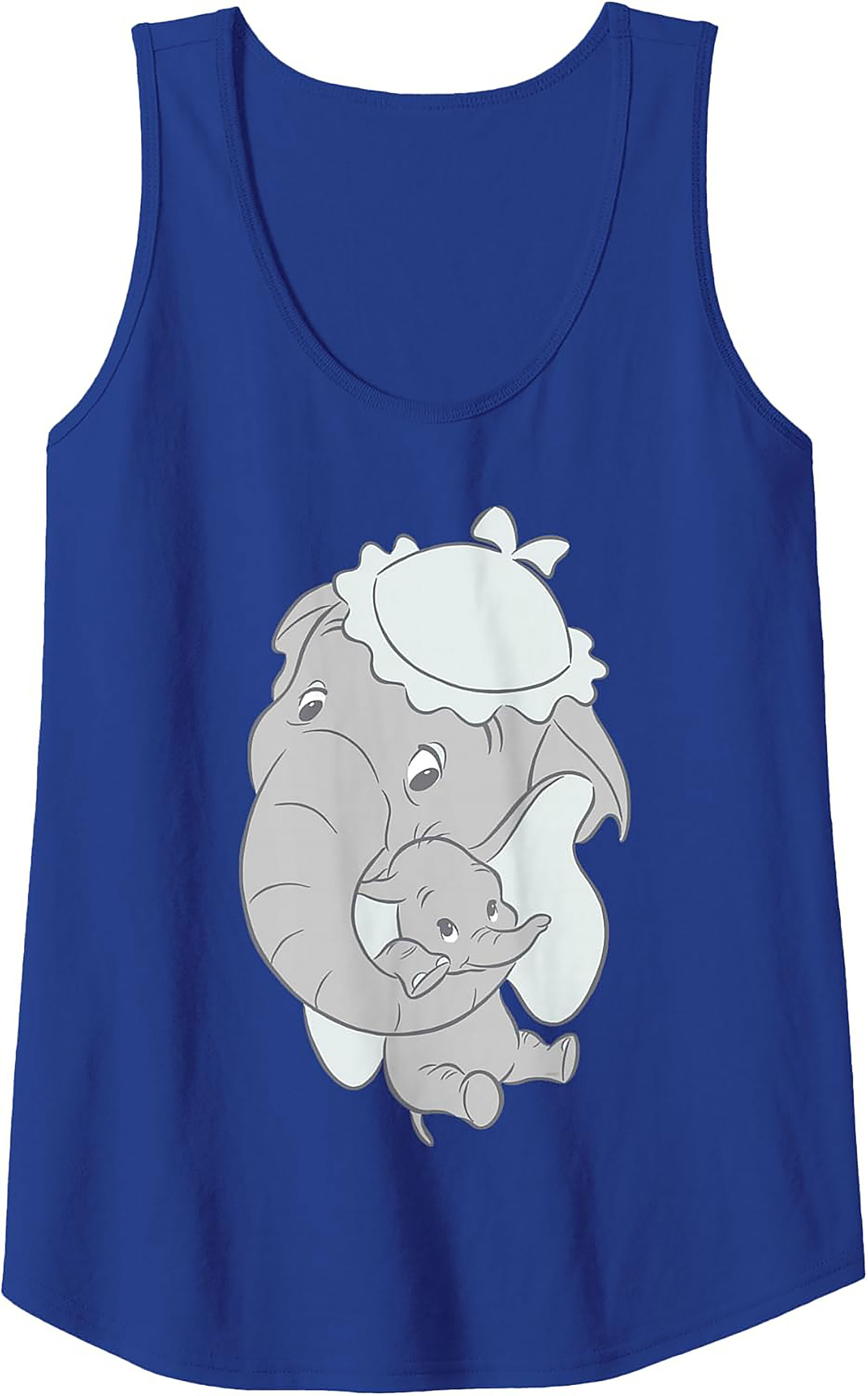 Mother & Baby Elephant Graphic Tank Top