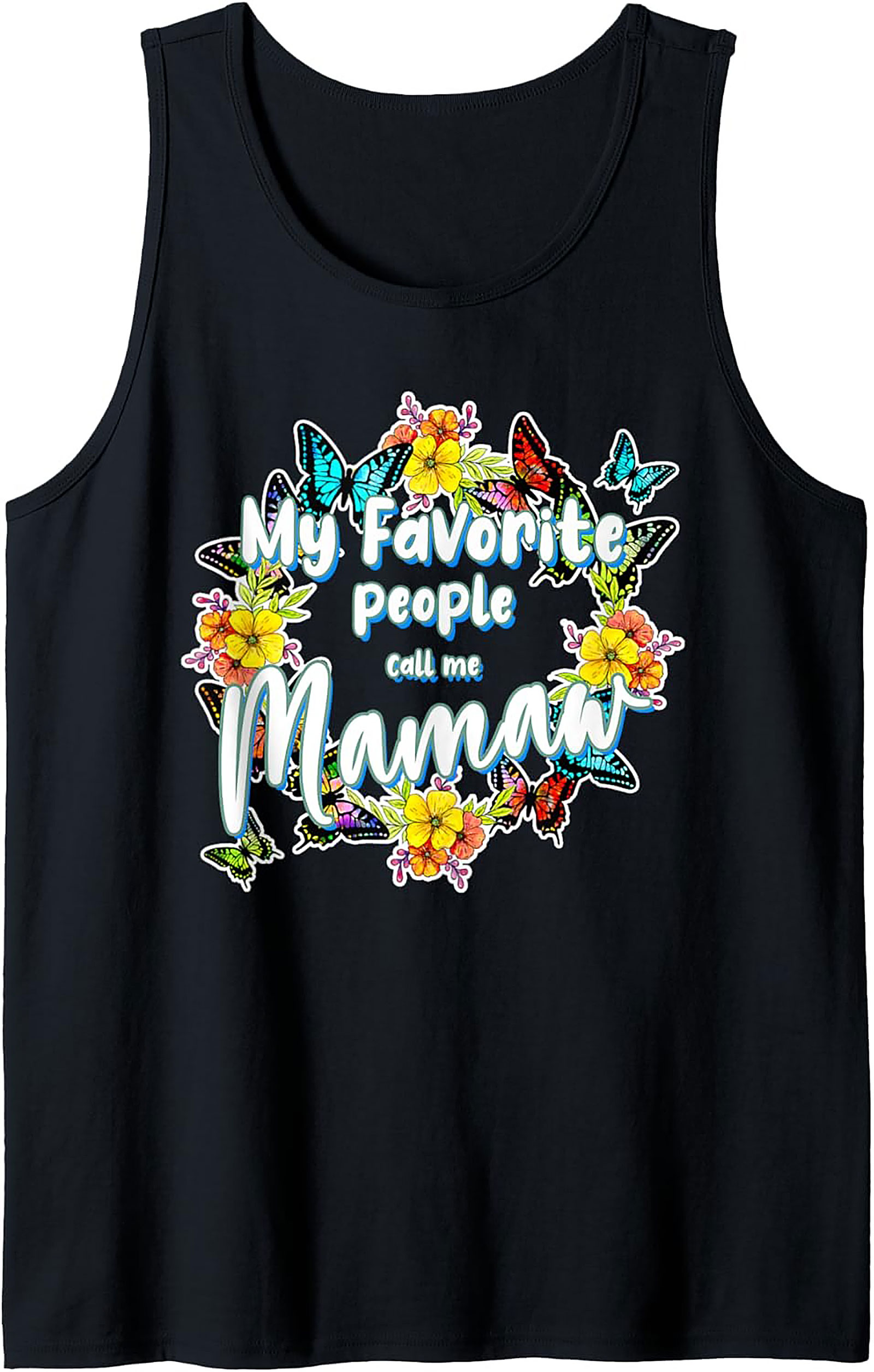 Mamaw Butterfly Tank Top