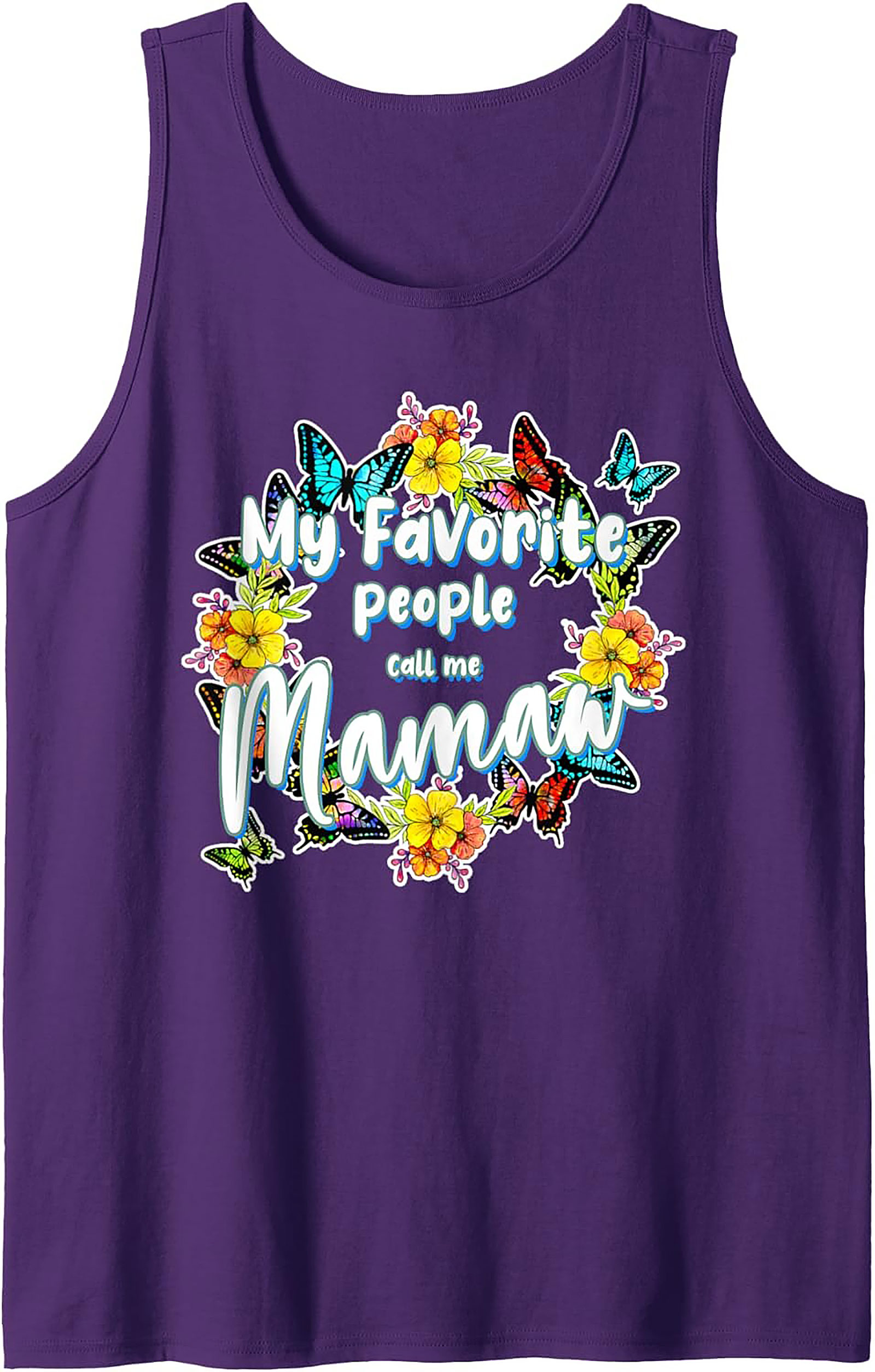 Mamaw Butterfly Tank Top