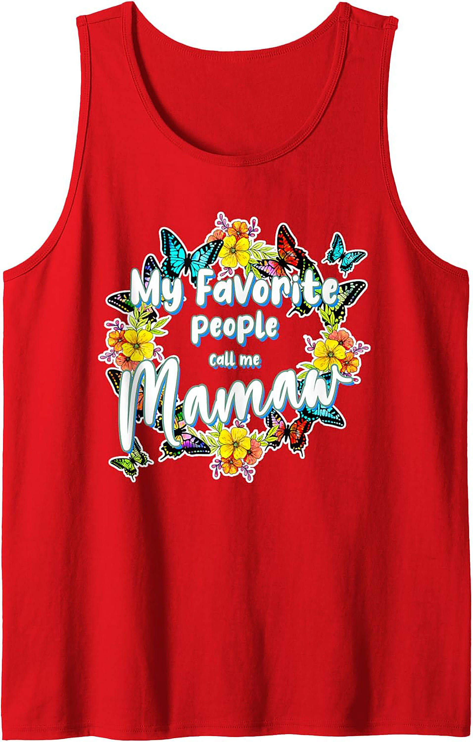 Mamaw Butterfly Tank Top