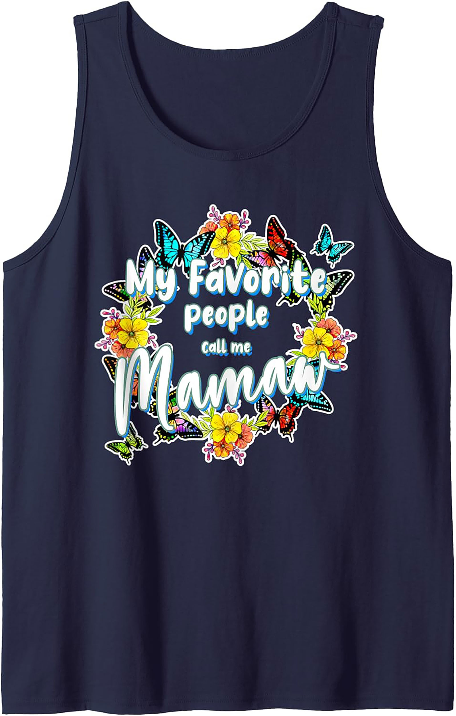 Mamaw Butterfly Tank Top