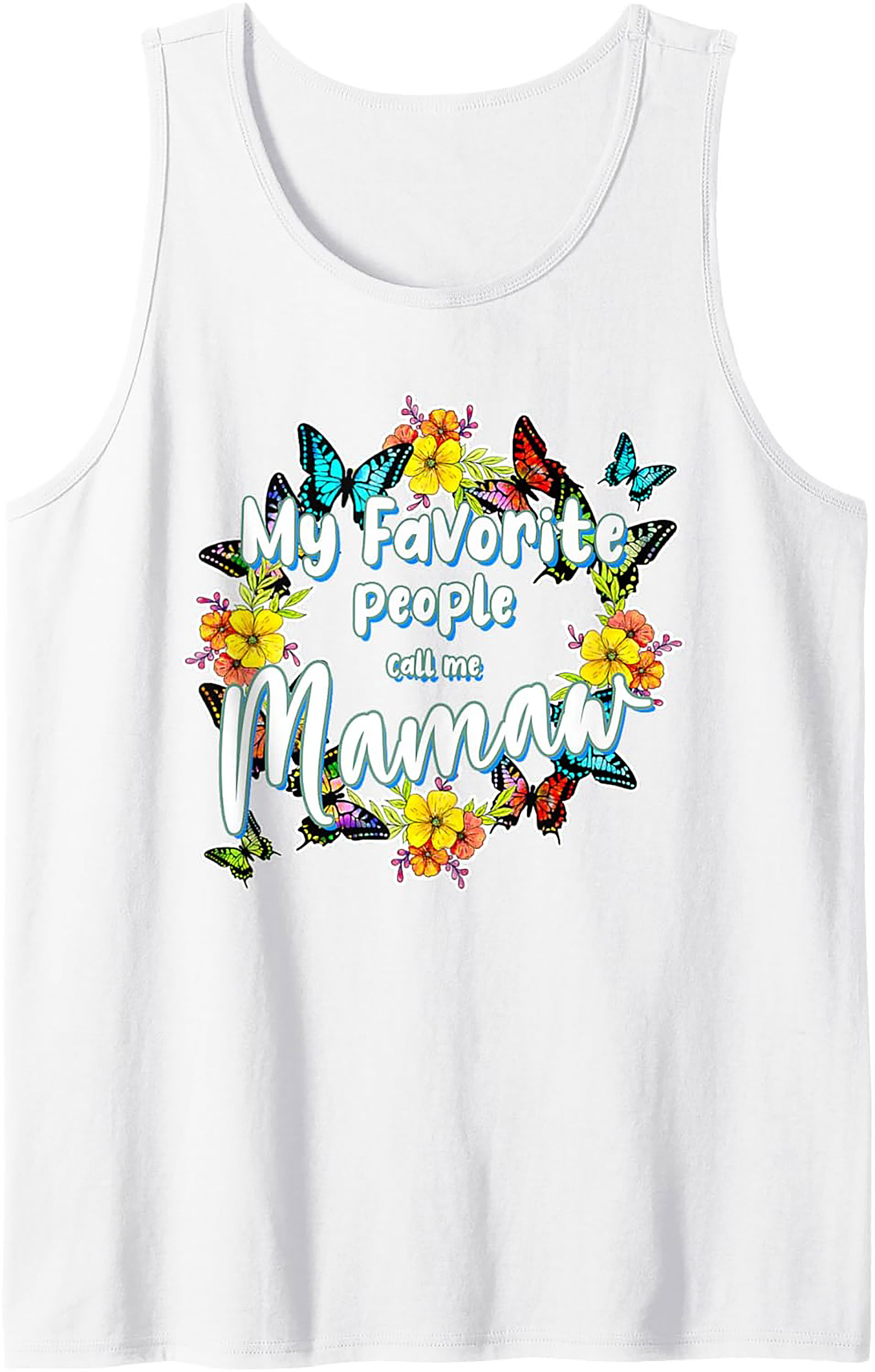 Mamaw Butterfly Tank Top