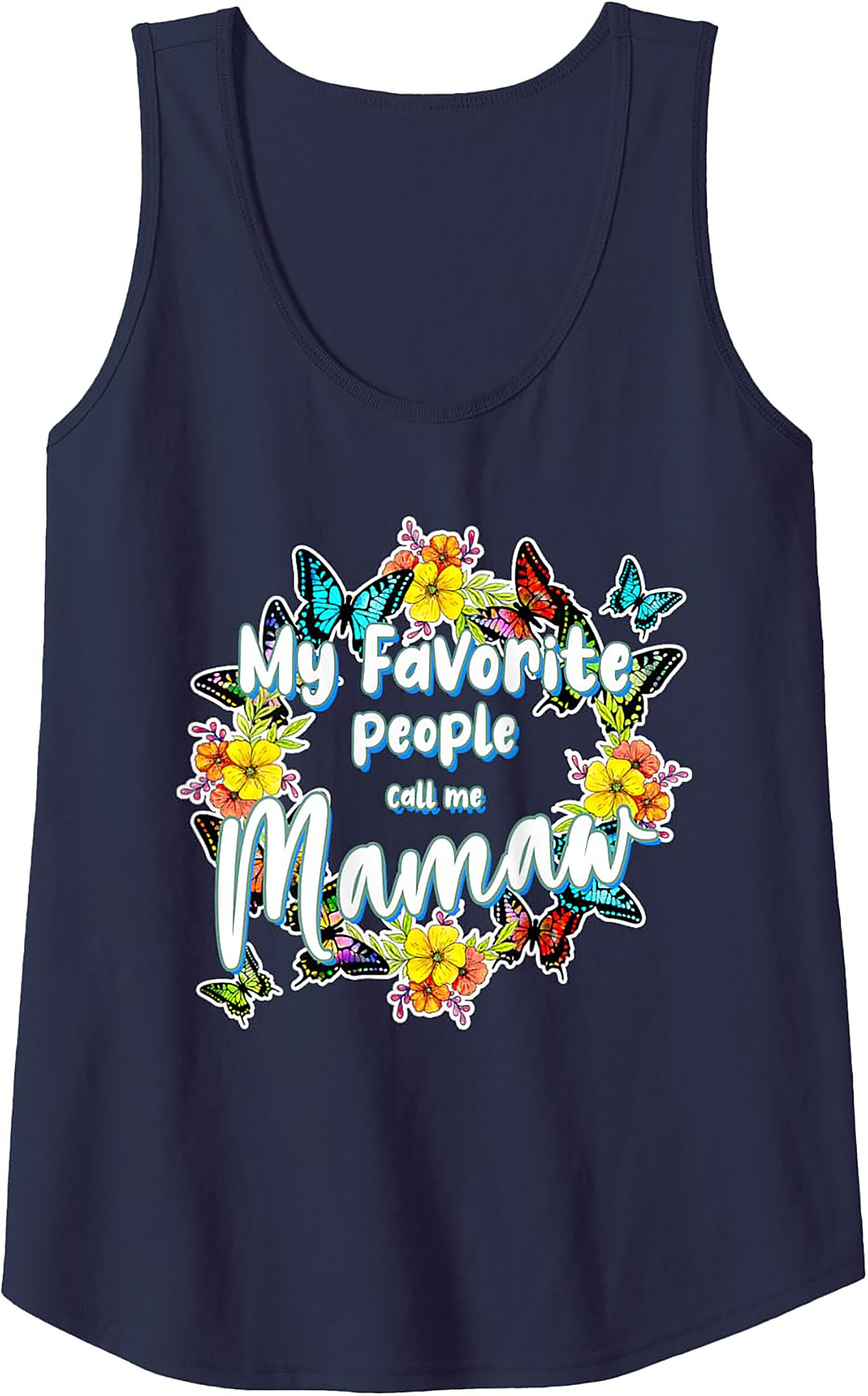 Mamaw Butterfly Tank Top