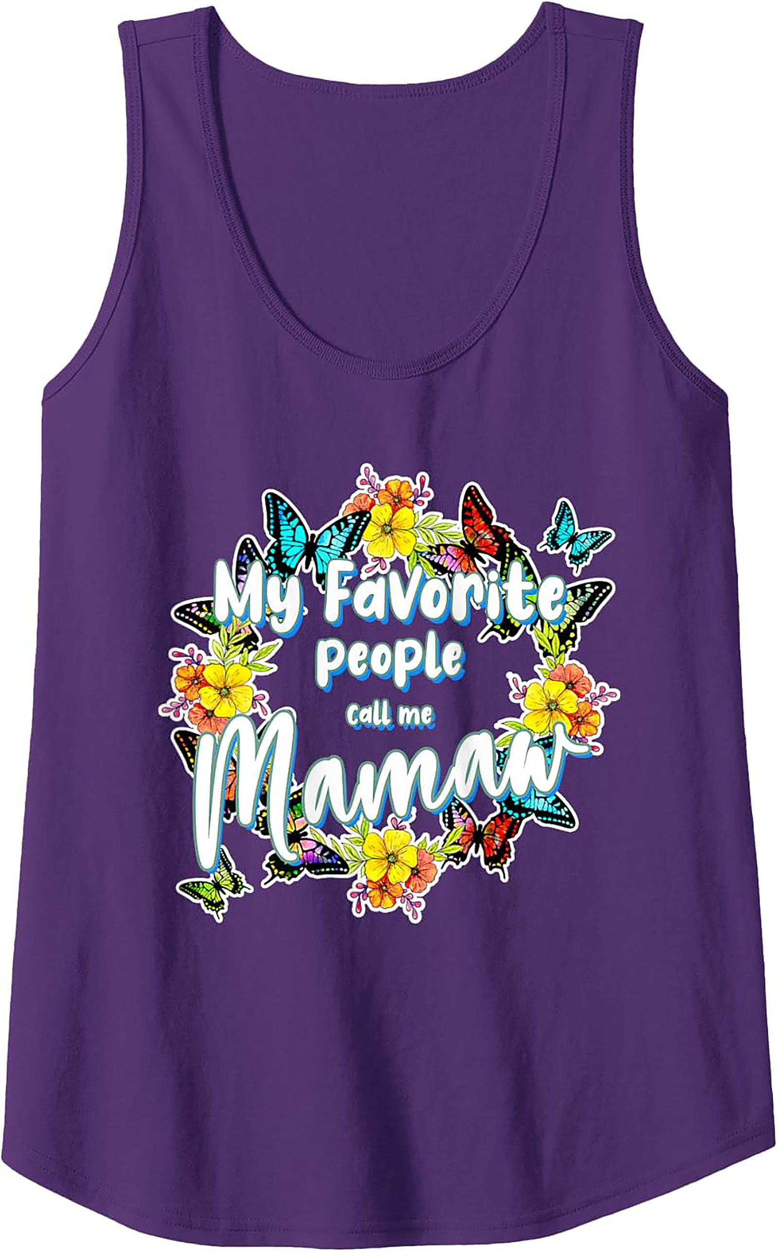 Mamaw Butterfly Tank Top