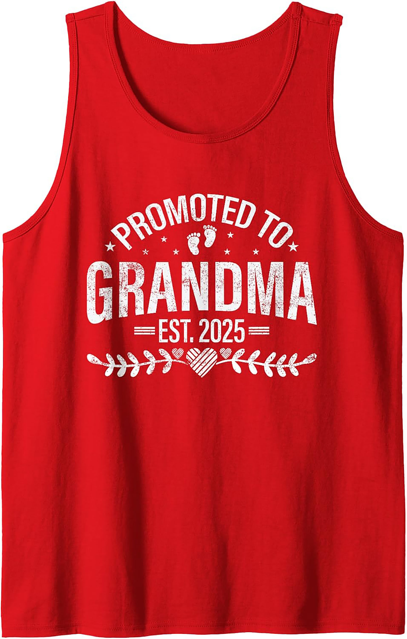 Promoted To Grandma Est. 2025 Graphic Tank Gift