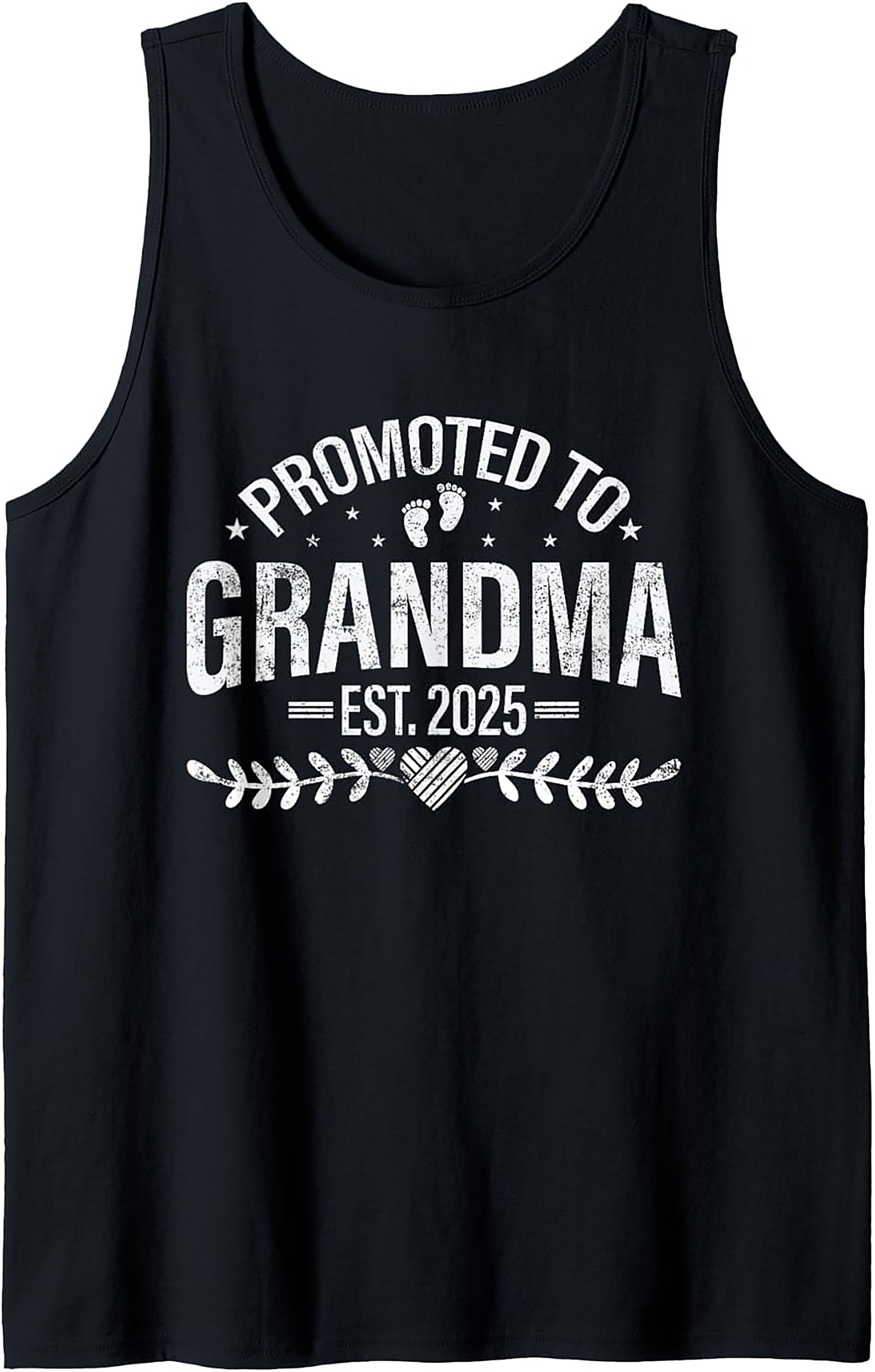 Promoted To Grandma Est. 2025 Graphic Tank Gift
