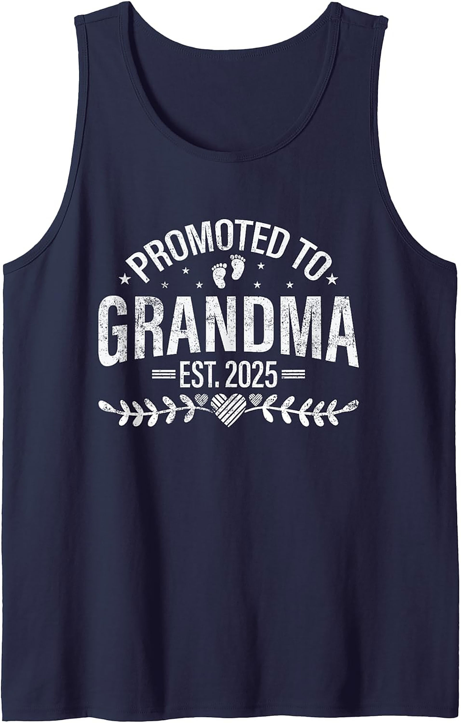 Promoted To Grandma Est. 2025 Graphic Tank Gift