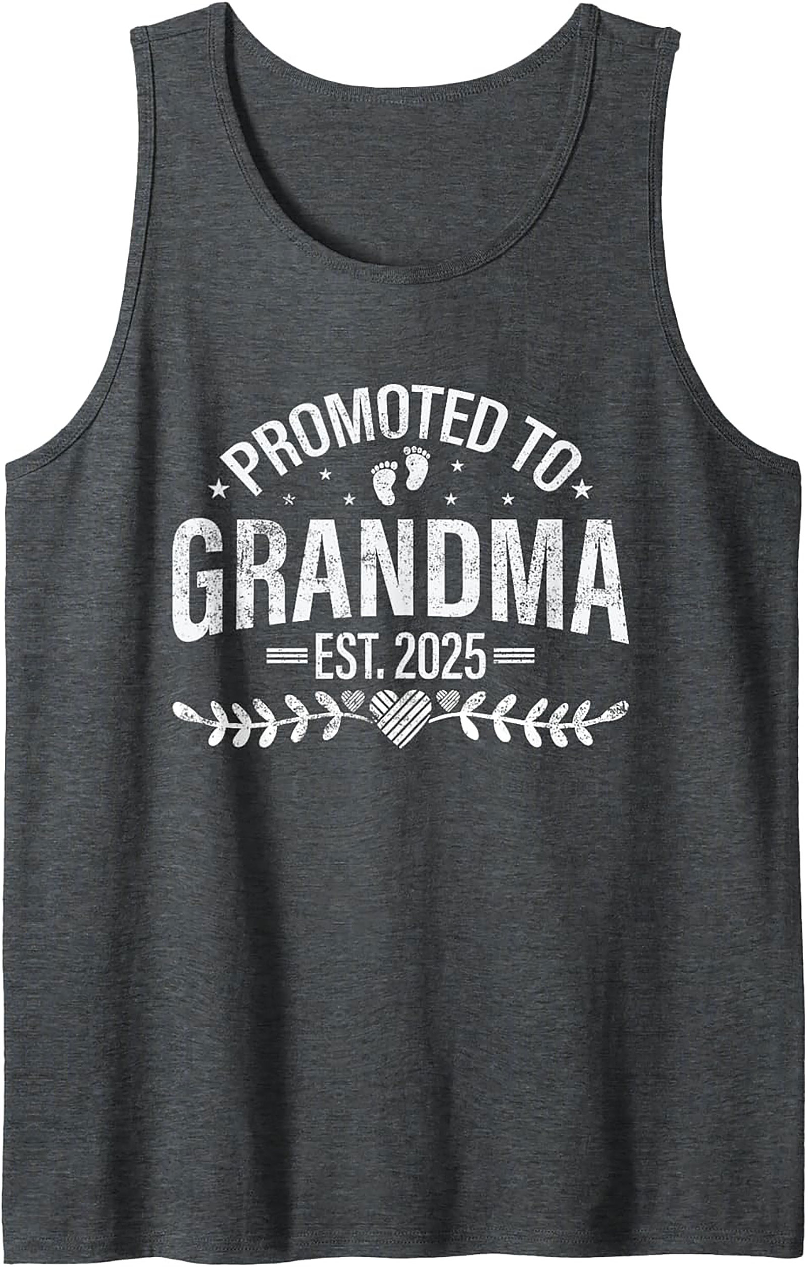 Promoted To Grandma Est. 2025 Graphic Tank Gift