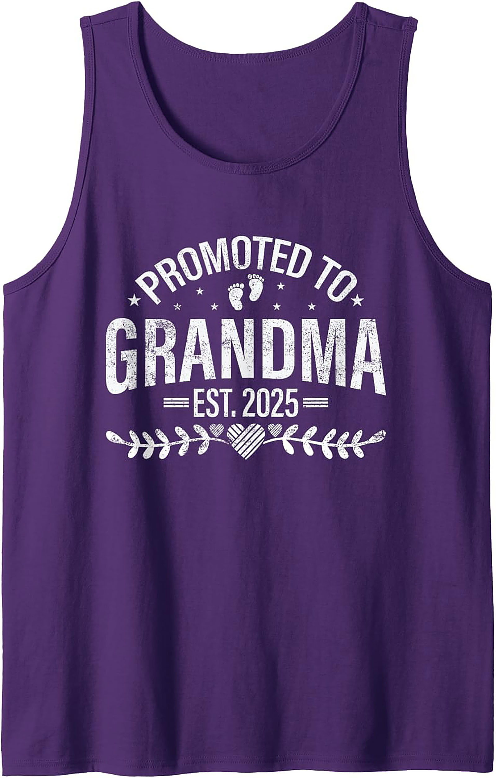Promoted To Grandma Est. 2025 Graphic Tank Gift