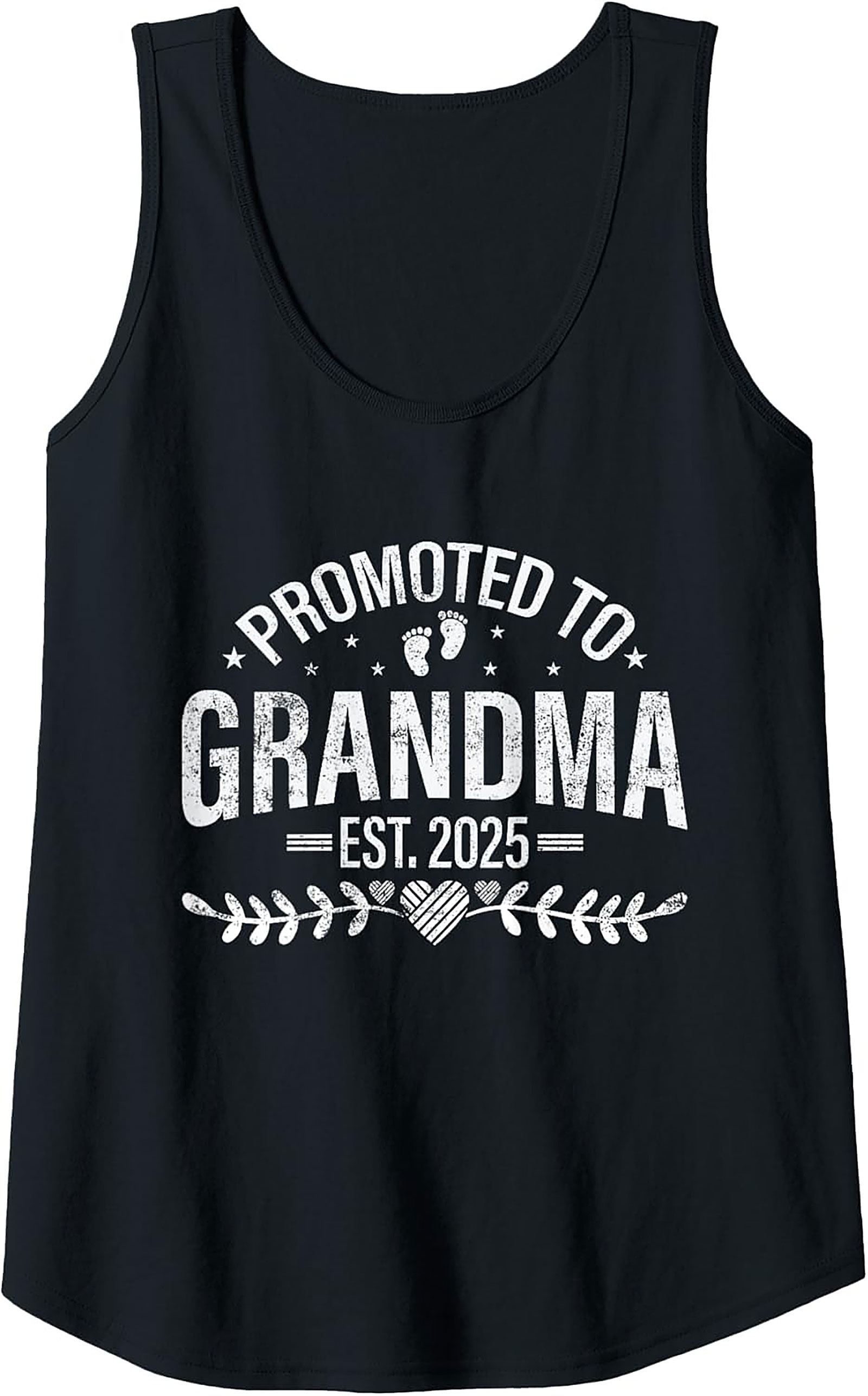 Promoted To Grandma Est. 2025 Graphic Tank Gift