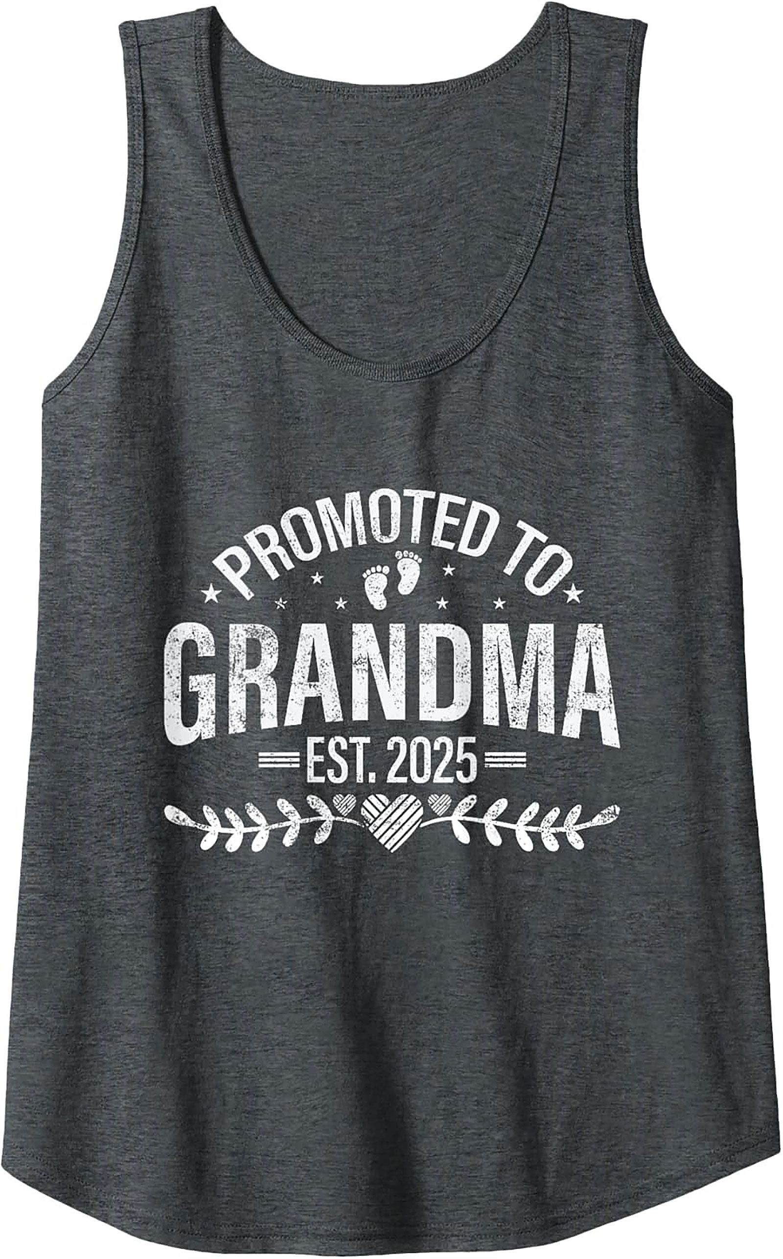 Promoted To Grandma Est. 2025 Graphic Tank Gift