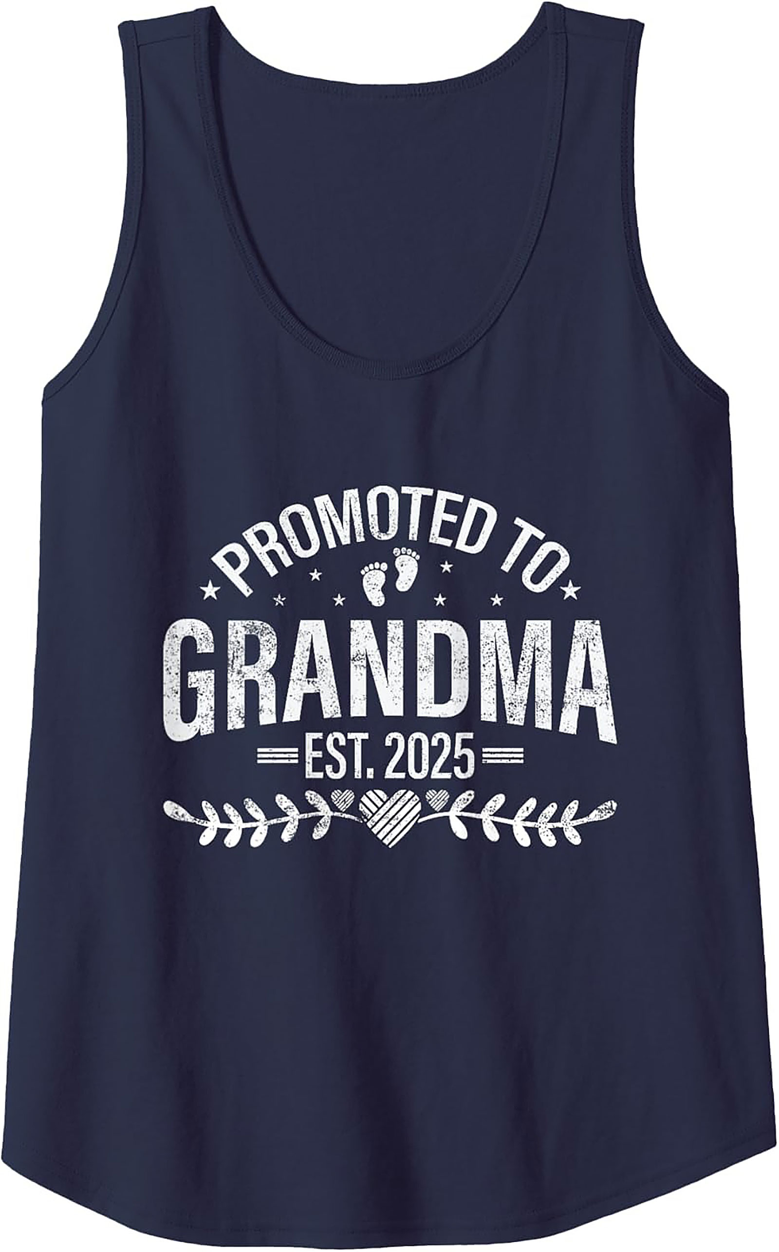 Promoted To Grandma Est. 2025 Graphic Tank Gift