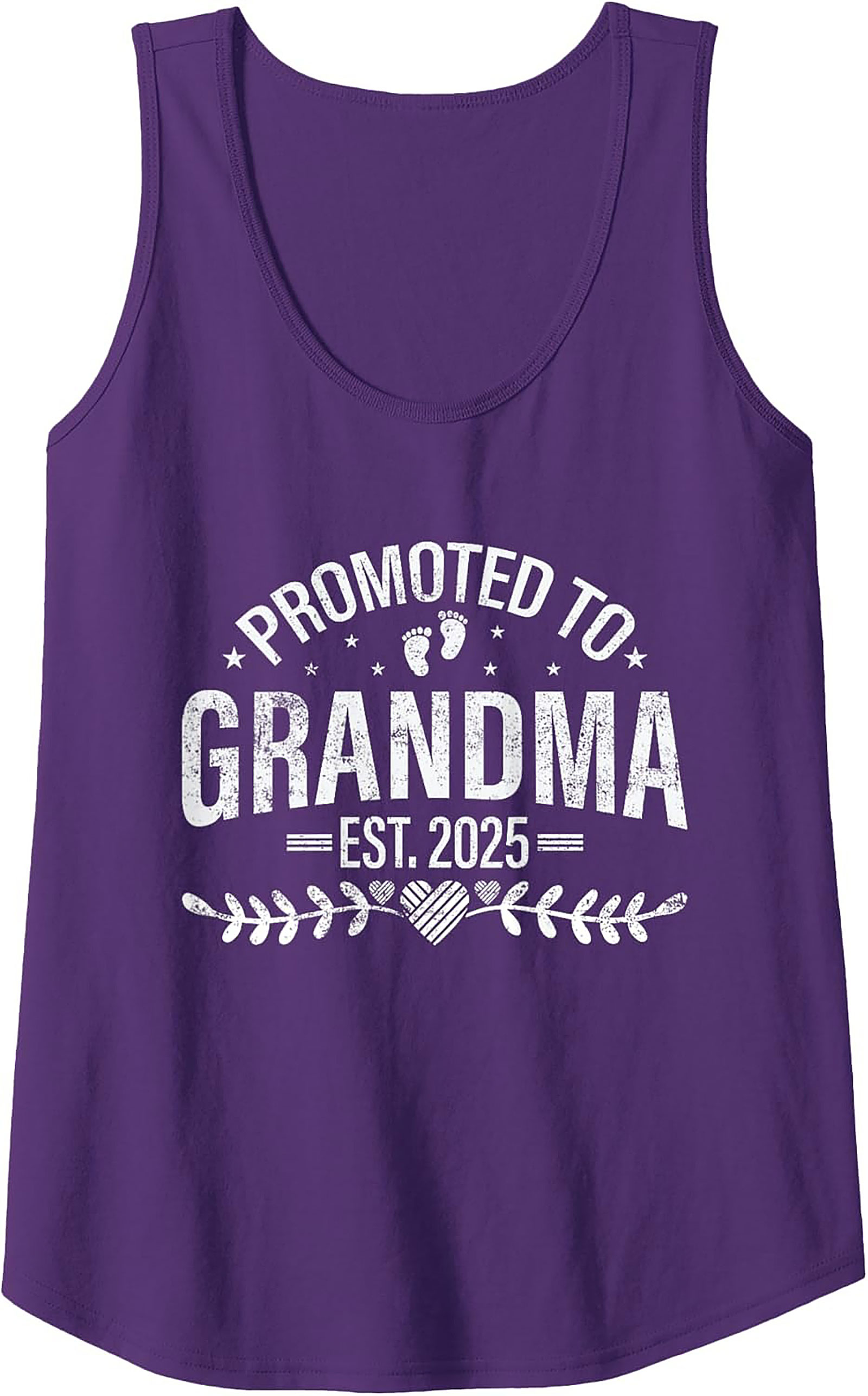 Promoted To Grandma Est. 2025 Graphic Tank Gift