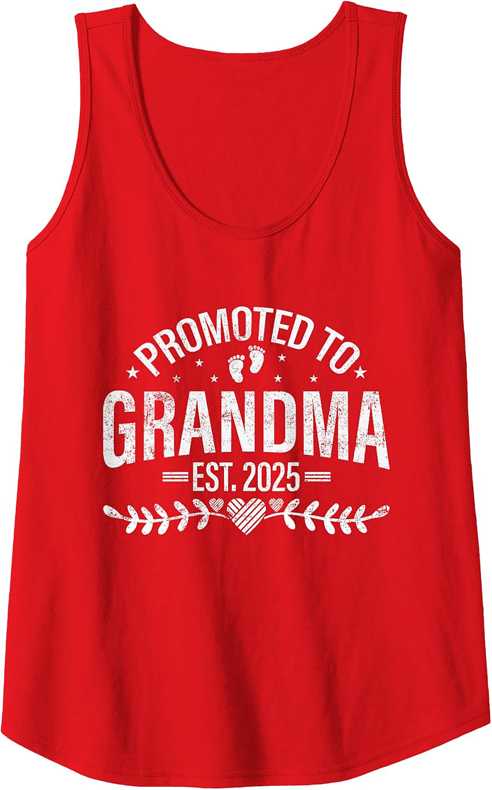 Promoted To Grandma Est. 2025 Graphic Tank Gift