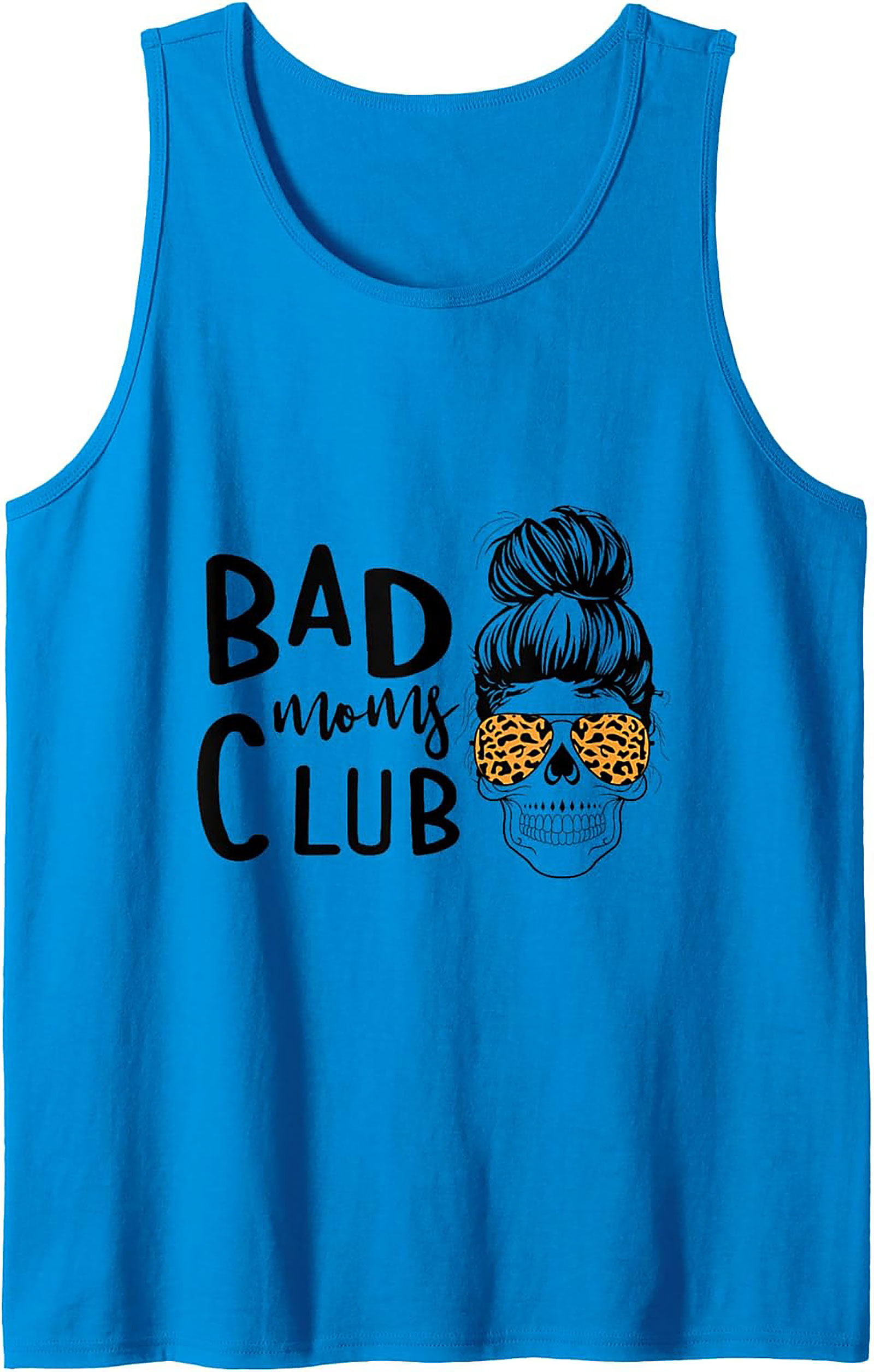 Bad Moms Club Tank Top Funny Mom Graphic Tank U.S. Cotton